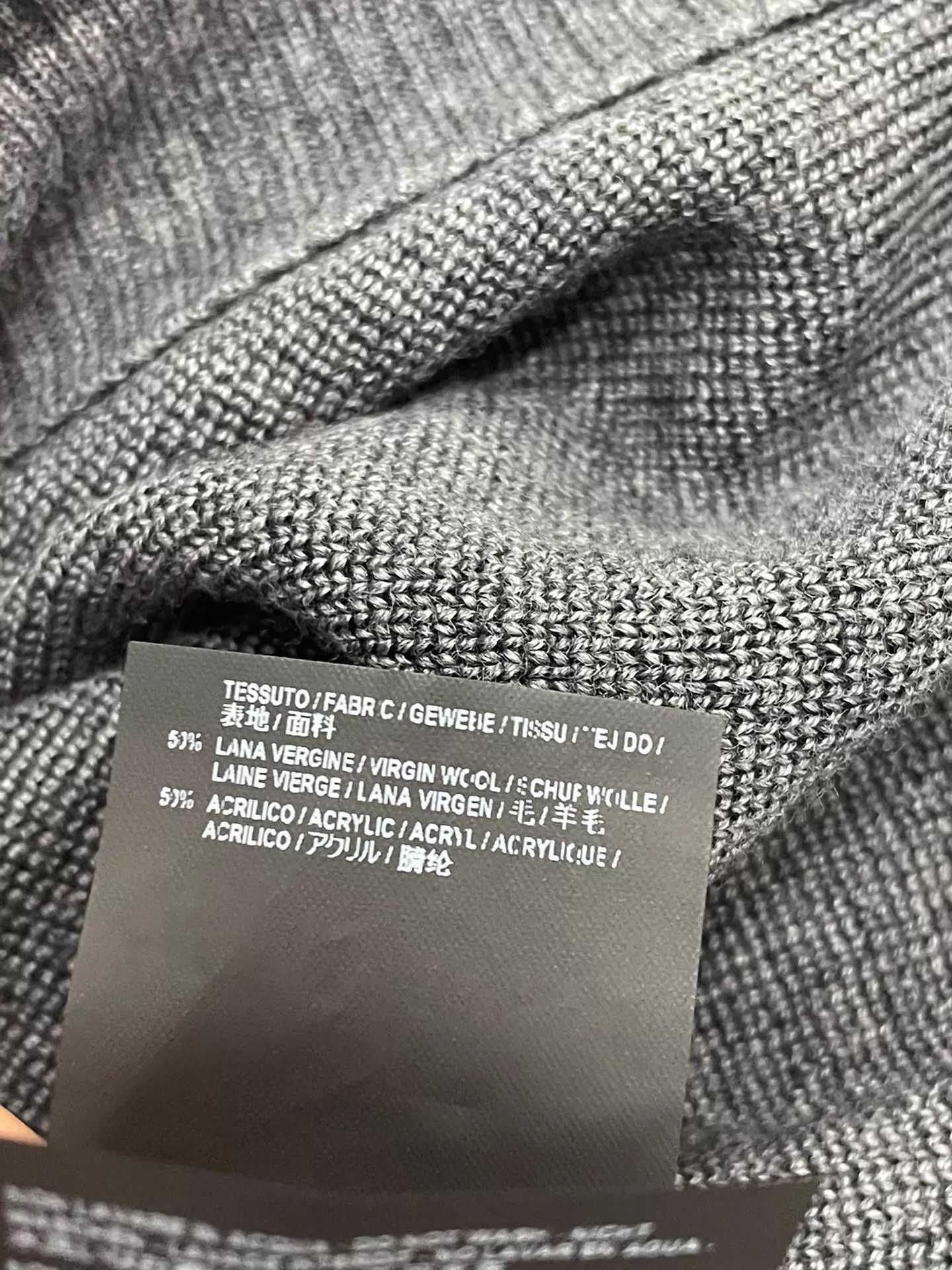 Balenciaga Gray Crewneck Sweater - Size M Size US M / EU 48-50 / 2 - 6 Thumbnail