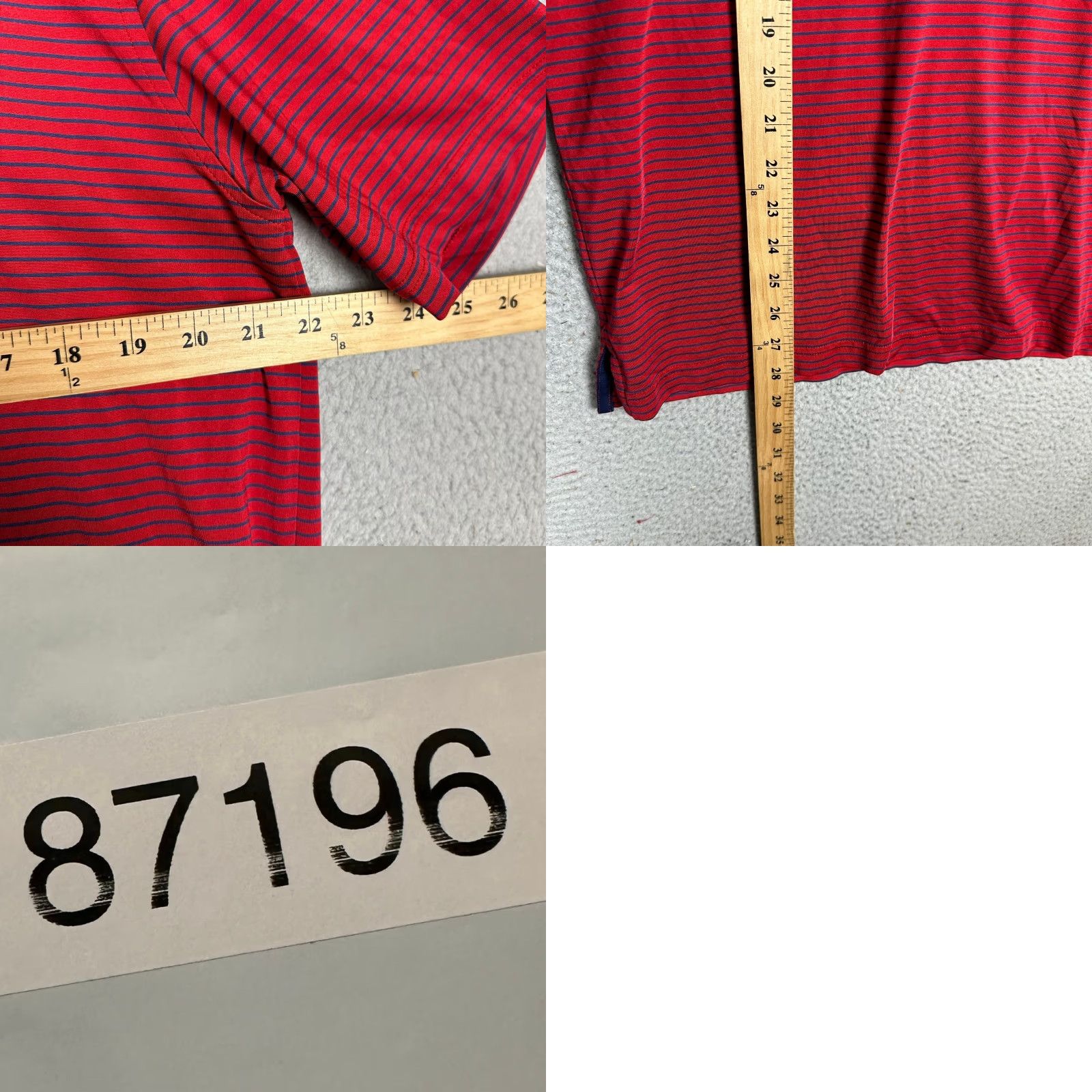 Brooks Brothers Brooks Brothers Polo Shirt Men XL Red Striped Short Sleeve Logo Button Collared Lightweight Breathable Golf Casual Workwear Size US XL / EU 56 / 4 - 8 Thumbnail