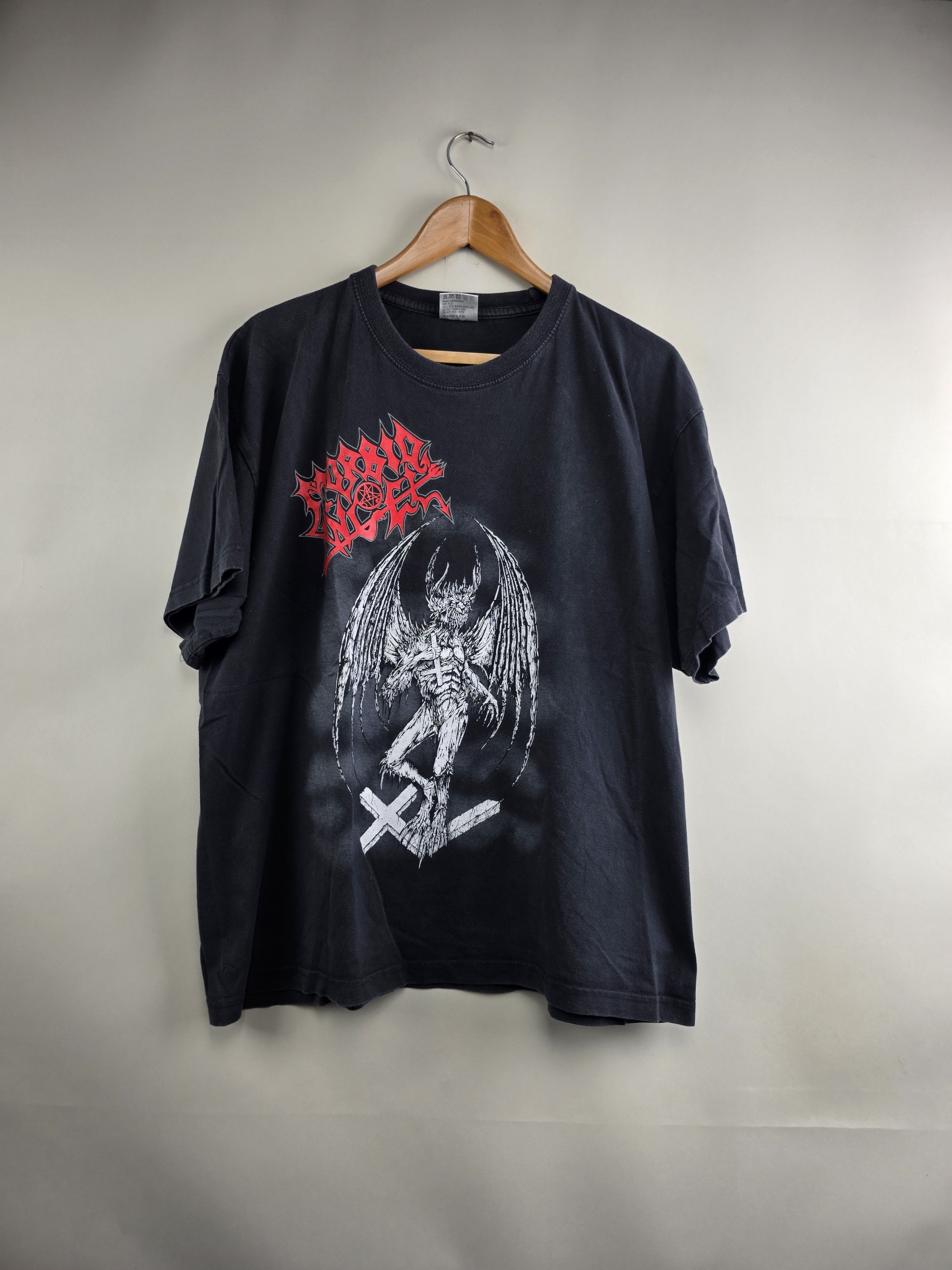 Band Tees × Vintage 90s Morbid Angel Your god is dead XL 23" 27.5" Size US XL / EU 56 / 4 - 7 Thumbnail