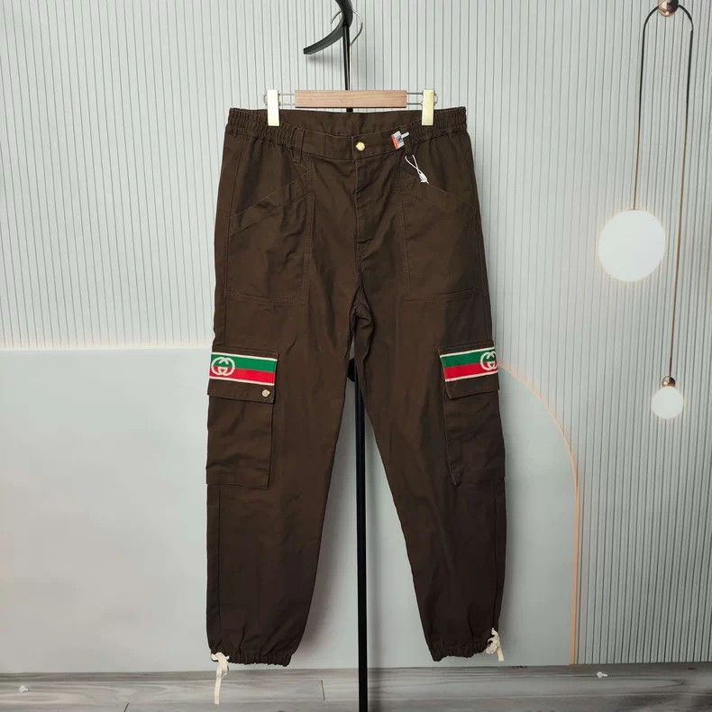 Gucci Gucci Brown Cargo Pants Size 50 - dmc Size US 38 / EU 54 - 1 Thumbnail