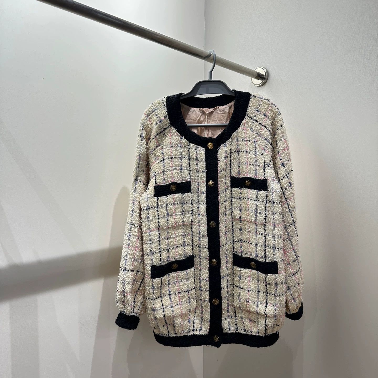 Gucci Gucci Gold Button Tweed 4-Pocket Cotton Jacket 38 Size XS / US 0-2 / IT 36-38 - 1 Thumbnail