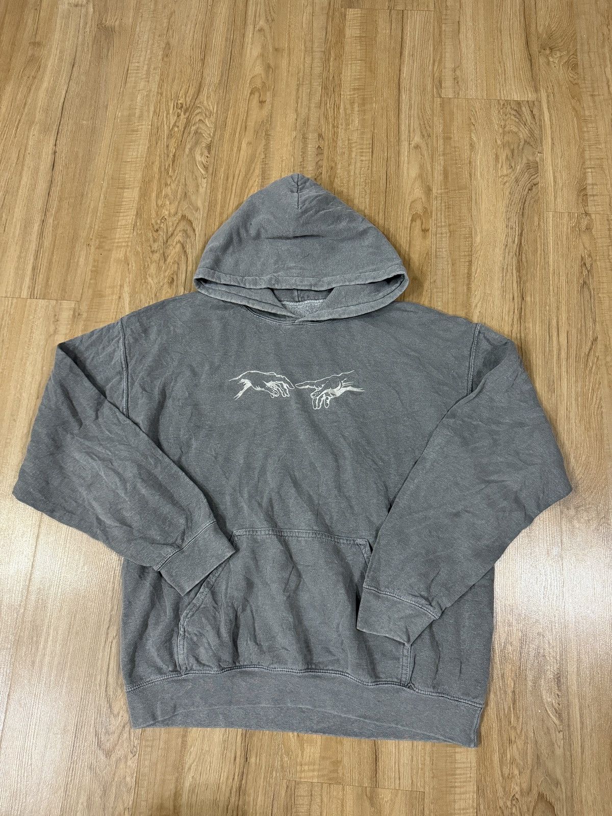 Vintage Michelangelo Adam hoodie Size US M / EU 48-50 / 2 - 1 Thumbnail
