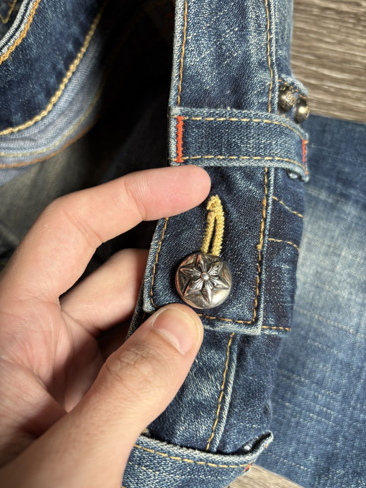 Chrome Hearts Chrome Hearts True Religion 1 of 1 Custom Denim Jeans Size US 30 / EU 46 - 12 Thumbnail