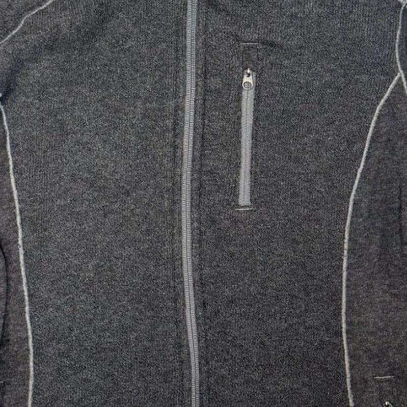 Vintage Kuhl Revive Fleece Hoodie Jacket Womens M Charcoal Gray Full Zip Outdoors Size M / US 6-8 / IT 42-44 - 3 Thumbnail