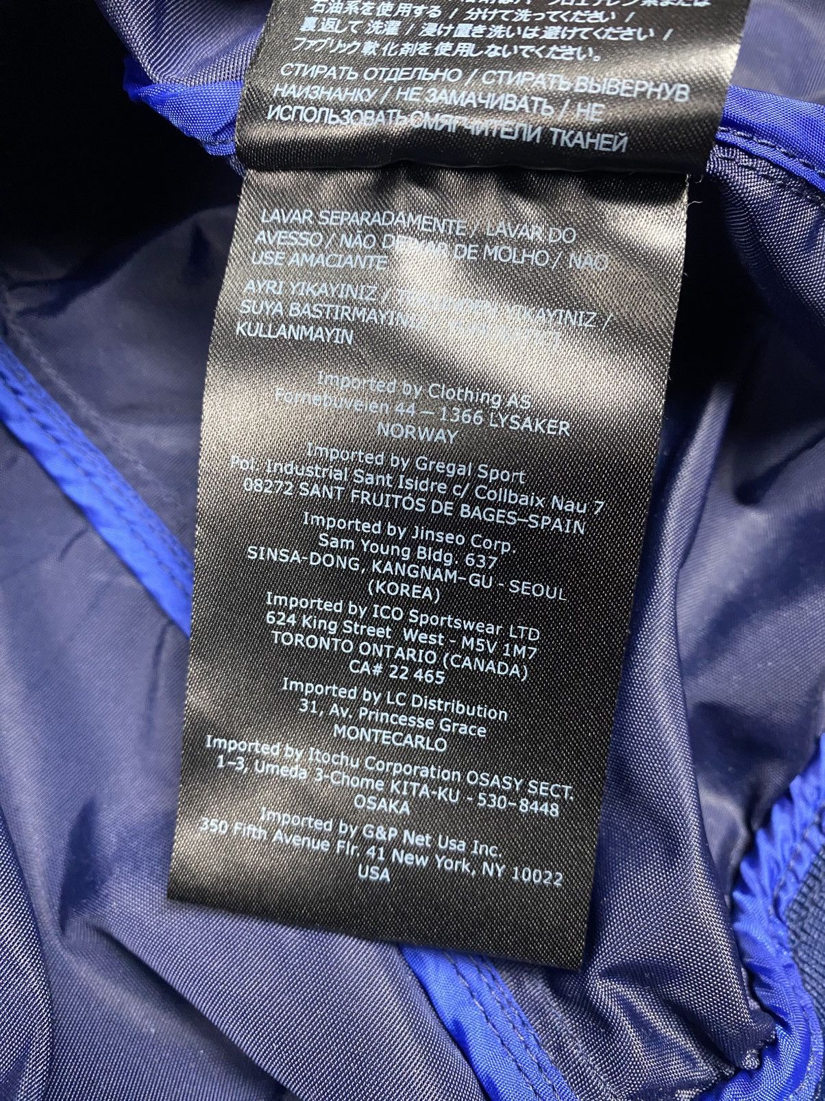 Peuterey Peuterey Technical Nylon Bomber Jacket Navy Blue Size US M / EU 48-50 / 2 - 18 Thumbnail