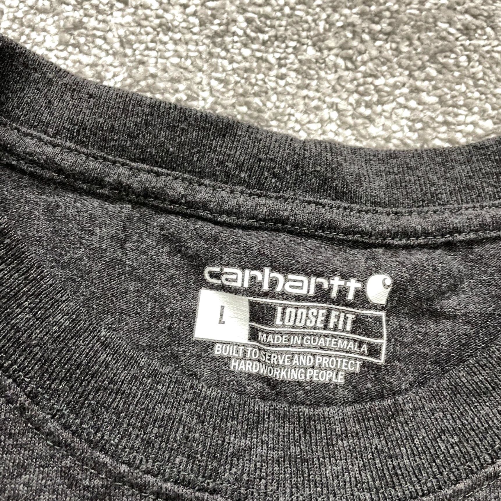 Carhartt VINTAGE Carhartt K87 Shirt Mens Large Gray Short Sleeve Cotton Pocket - 90s Outdoor Classic Mens Size US L / EU 52-54 / 3 - 6 Thumbnail