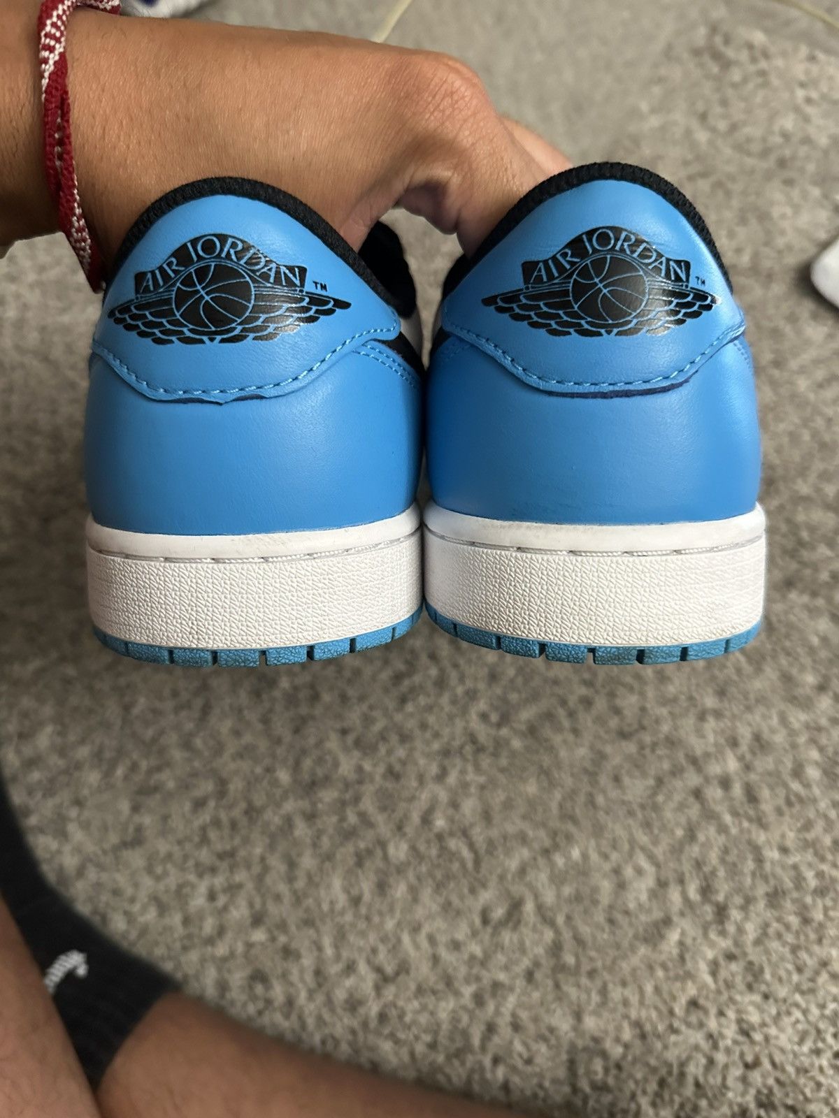 Jordan Brand Air jordan 1 low unc powder white blue black OG - size 10.5 Size US 10.5 / EU 43-44 - 6 Thumbnail