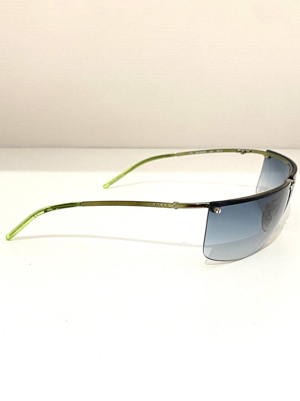 Gucci Gucci GG Logo Rimless Mask Oversized Sunglasses Vintage Y2K Size ONE SIZE - 7 Thumbnail