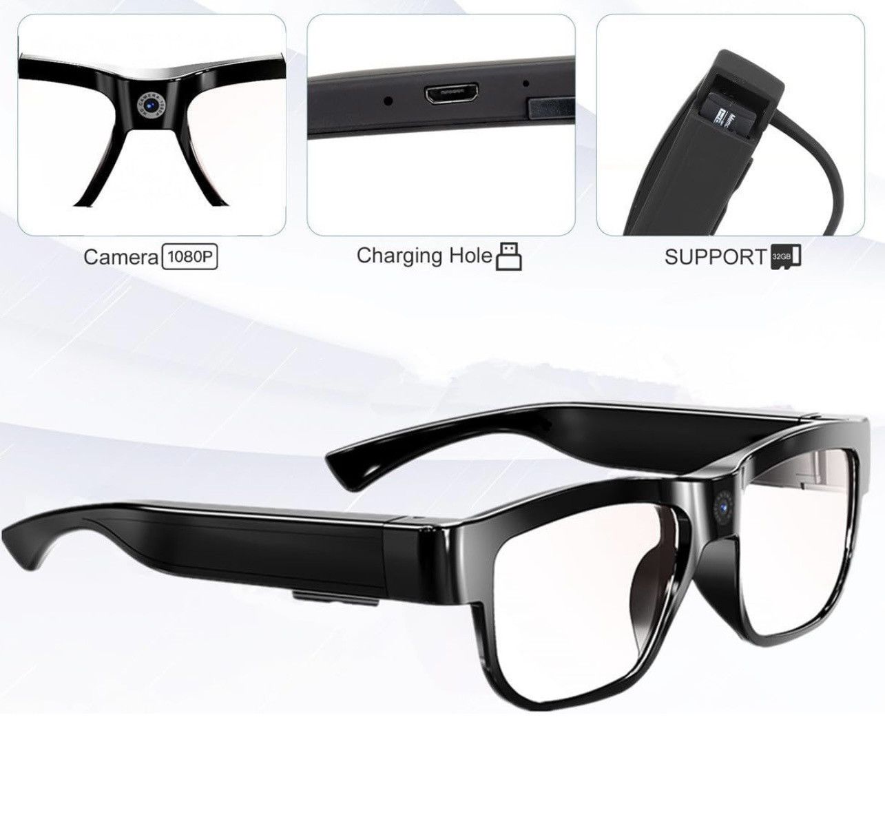 Other Fashion Glasses with camera Size ONE SIZE - 2 Thumbnail