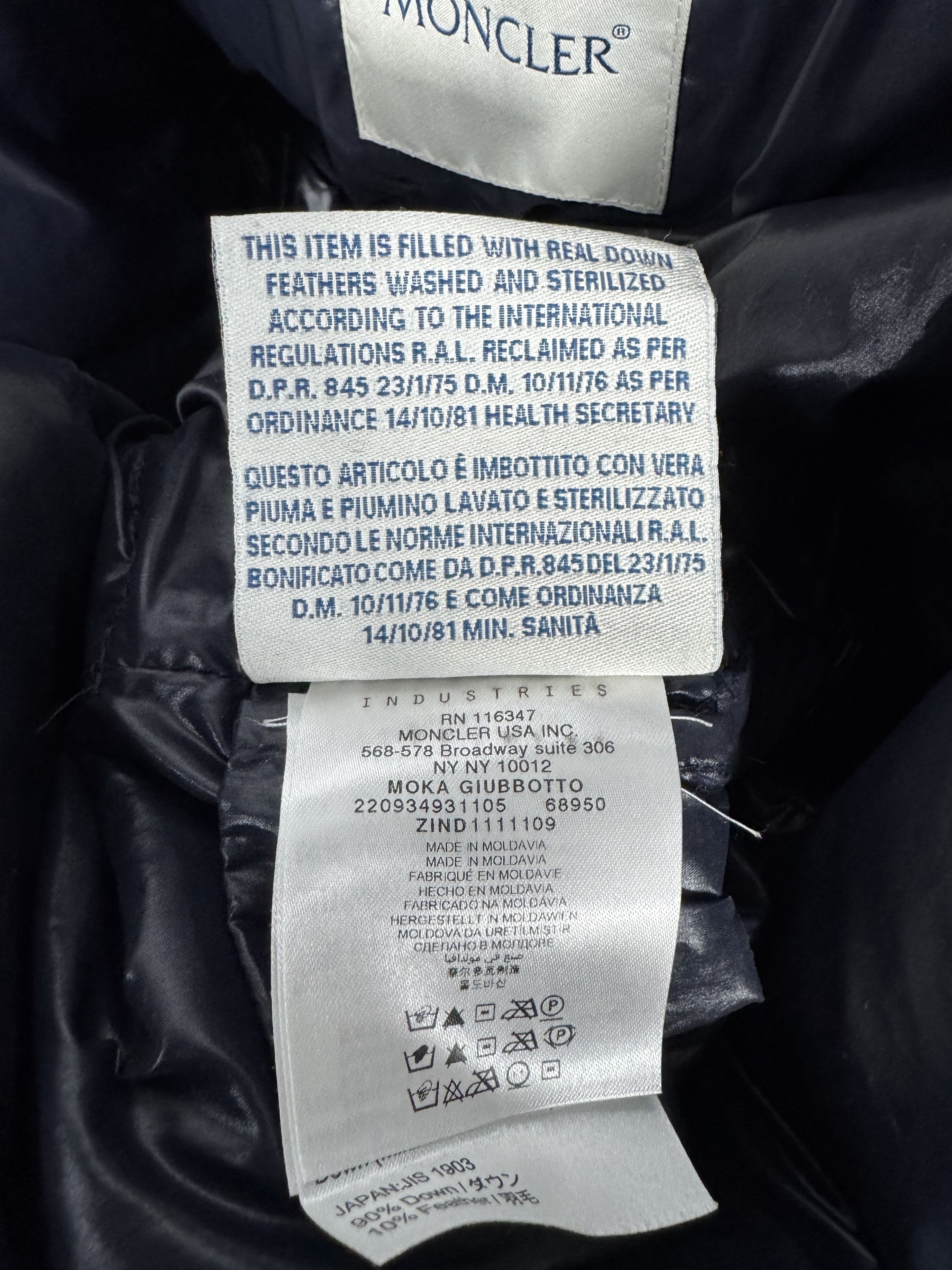 Moncler Moncler Moka Puffer Jacket Size XS / US 0-2 / IT 36-38 - 7 Thumbnail