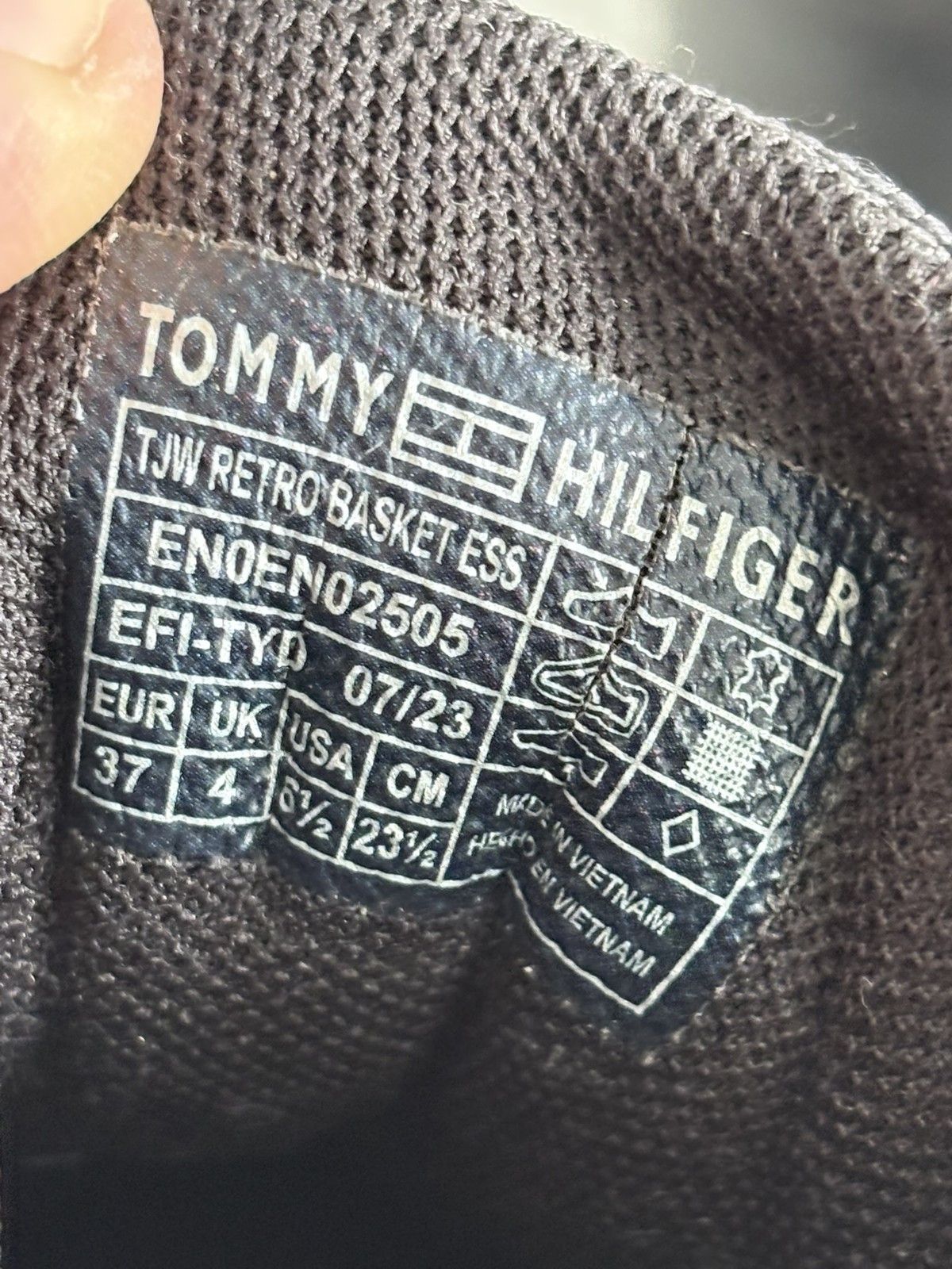 Tommy Hilfiger Tommy Hilfiger TJW Retro Basket leather sneakers size 37 Size US 7 / IT 37 - 7 Thumbnail