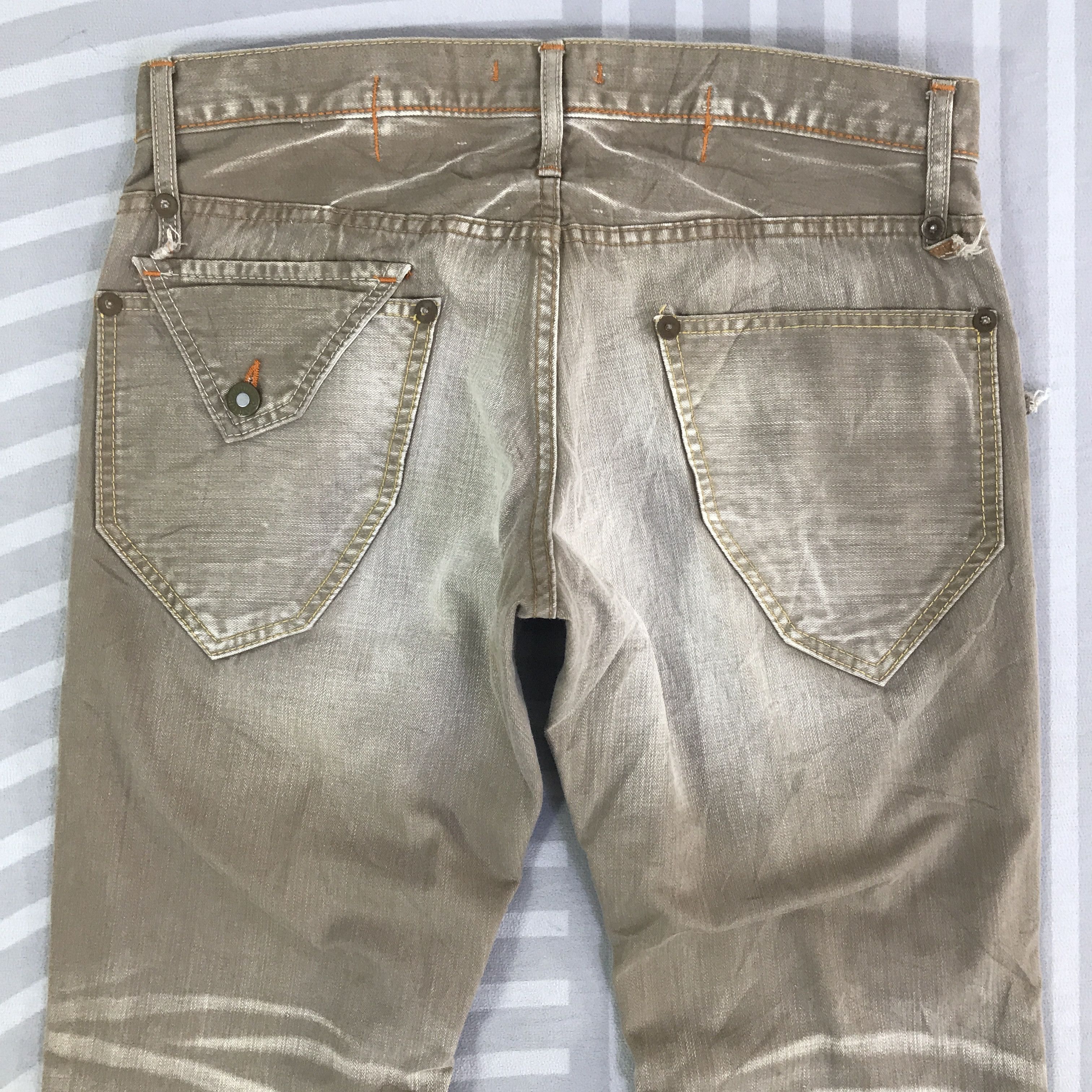 Japanese Brand Vintage Flare Blue Way khaki Jeans Bootcut denim K118B15 Size US 32 / EU 48 - 5 Thumbnail