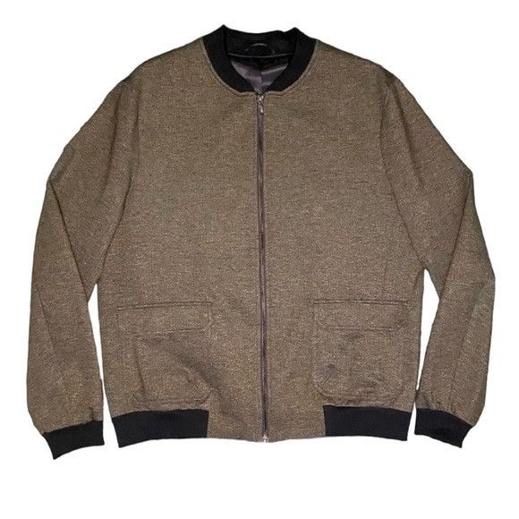Topman Topman Textured Zip Bomber Jacket Coat 46 Size US XXL / EU 58 / 5 - 1 Thumbnail