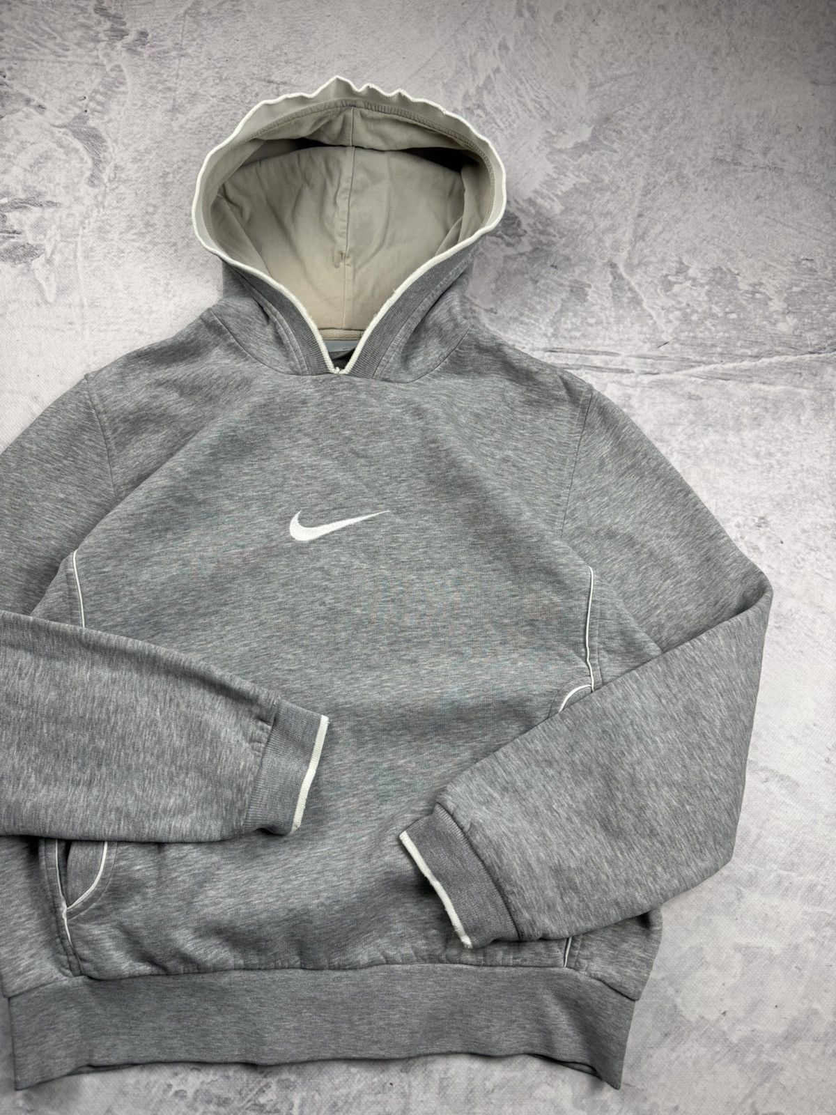 Nike × Vintage NIKE VINTAGE CENTER LOGO OVERSIZE BOXY HOODIE Size US M / EU 48-50 / 2 - 3 Thumbnail