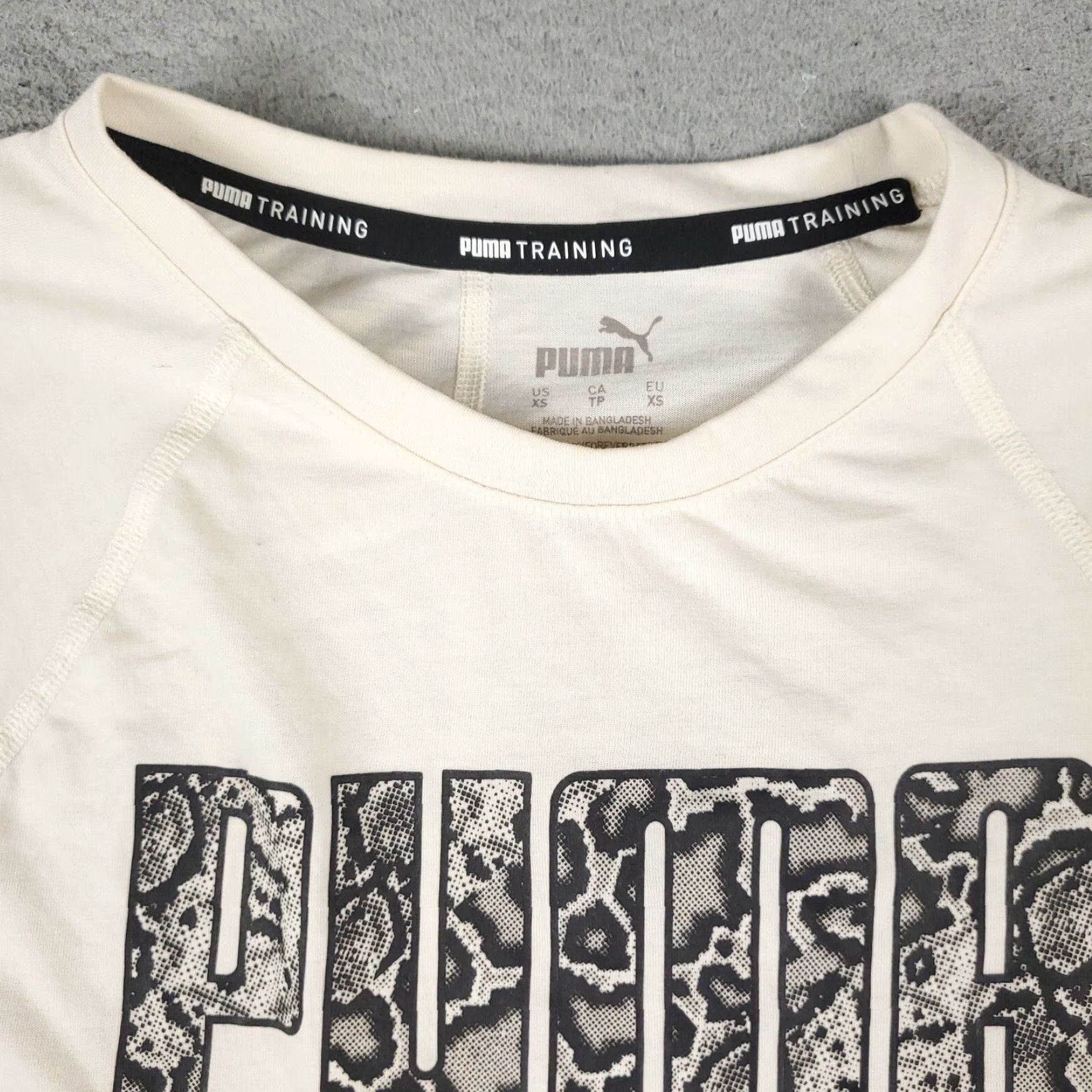 Puma Puma Womens Shirt XS Extra Small Ivory Casual Ladies Size XS / US 0-2 / IT 36-38 - 3 Thumbnail