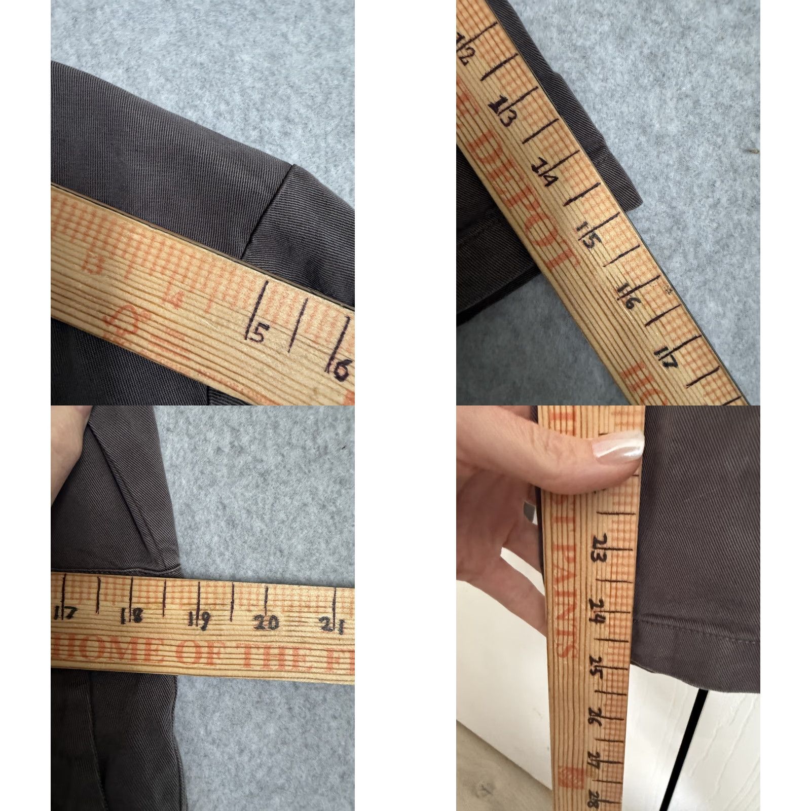Vintage Sundance Jumpsuit Womens Petite Large Brown Twill Utility Button Front Tie Waist Size 36" / US 14 / IT 50 - 8 Thumbnail