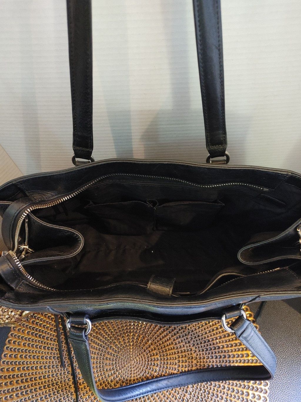 Rebecca Minkoff Rebecca Minkoff Side Zip Regan Leather Tote & Ava Wallet Set Size ONE SIZE - 9 Thumbnail