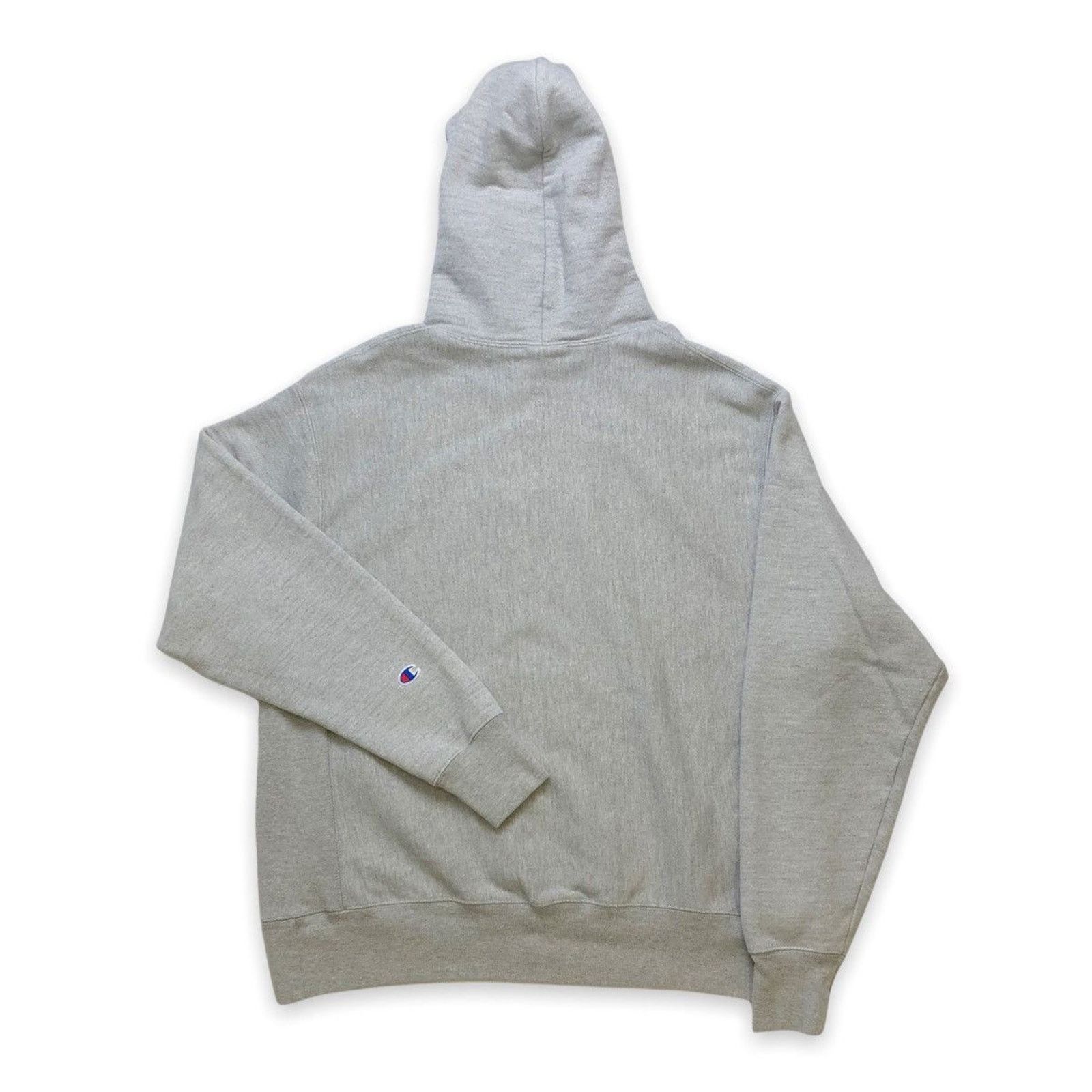 Champion × Vintage Champion Reverse Weave Hoodie Script Heavyweight Sweatshirt Size US L / EU 52-54 / 3 - 4 Thumbnail