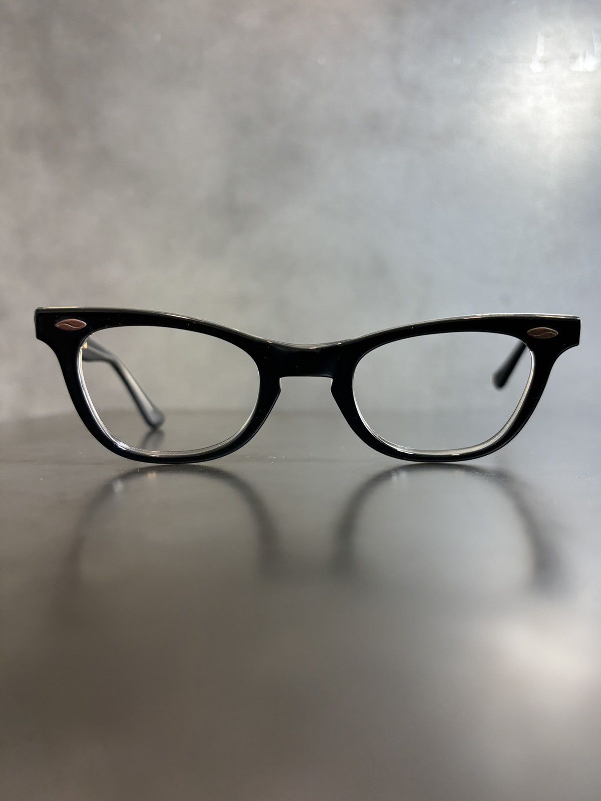 American Optical 1960s Vintage American Optical Eyeglasses Frames B&L MCM Mod Size ONE SIZE - 2 Thumbnail