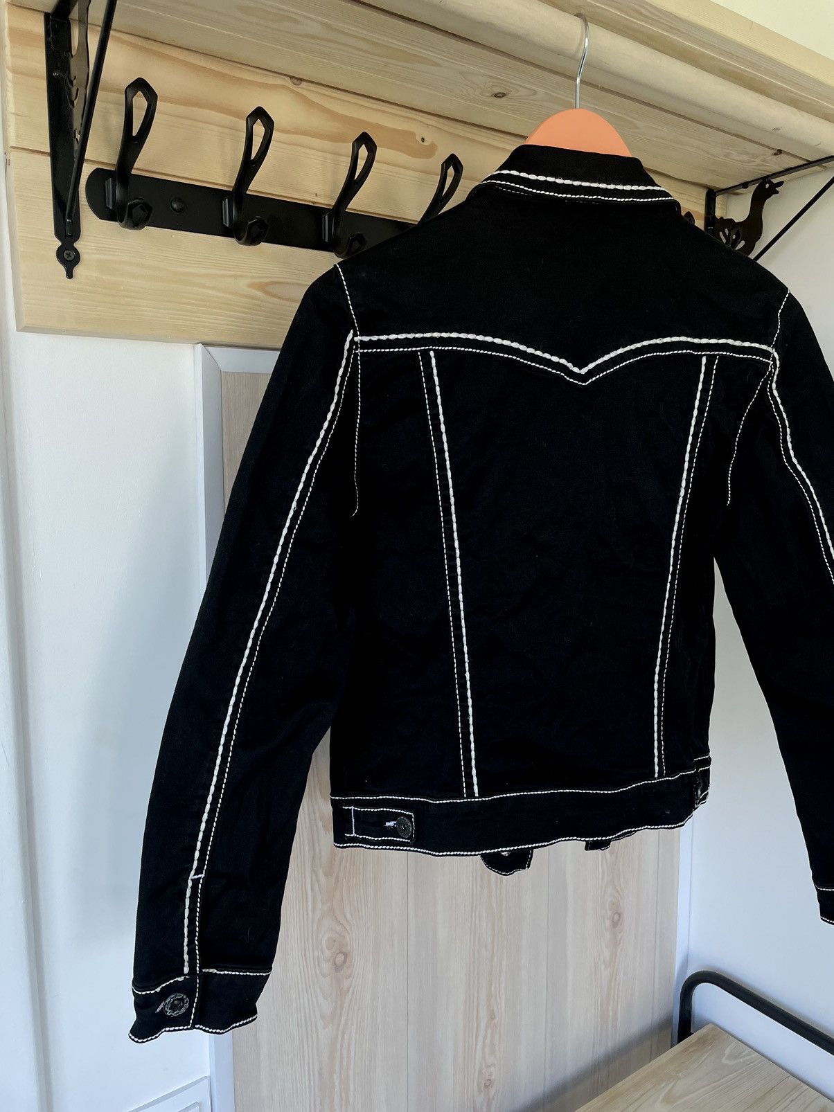 True Religion × Vintage True Religion Jimmy Trucker Jacket Y2K Rare Size US L / EU 52-54 / 3 - 7 Thumbnail