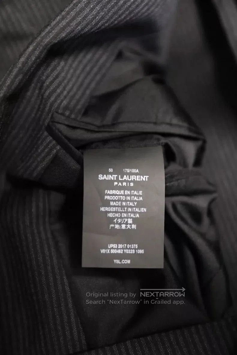 Saint Laurent Paris Saint Laurent Wool Mohair Blazer. Size US L / EU 52-54 / 3 - 6 Thumbnail