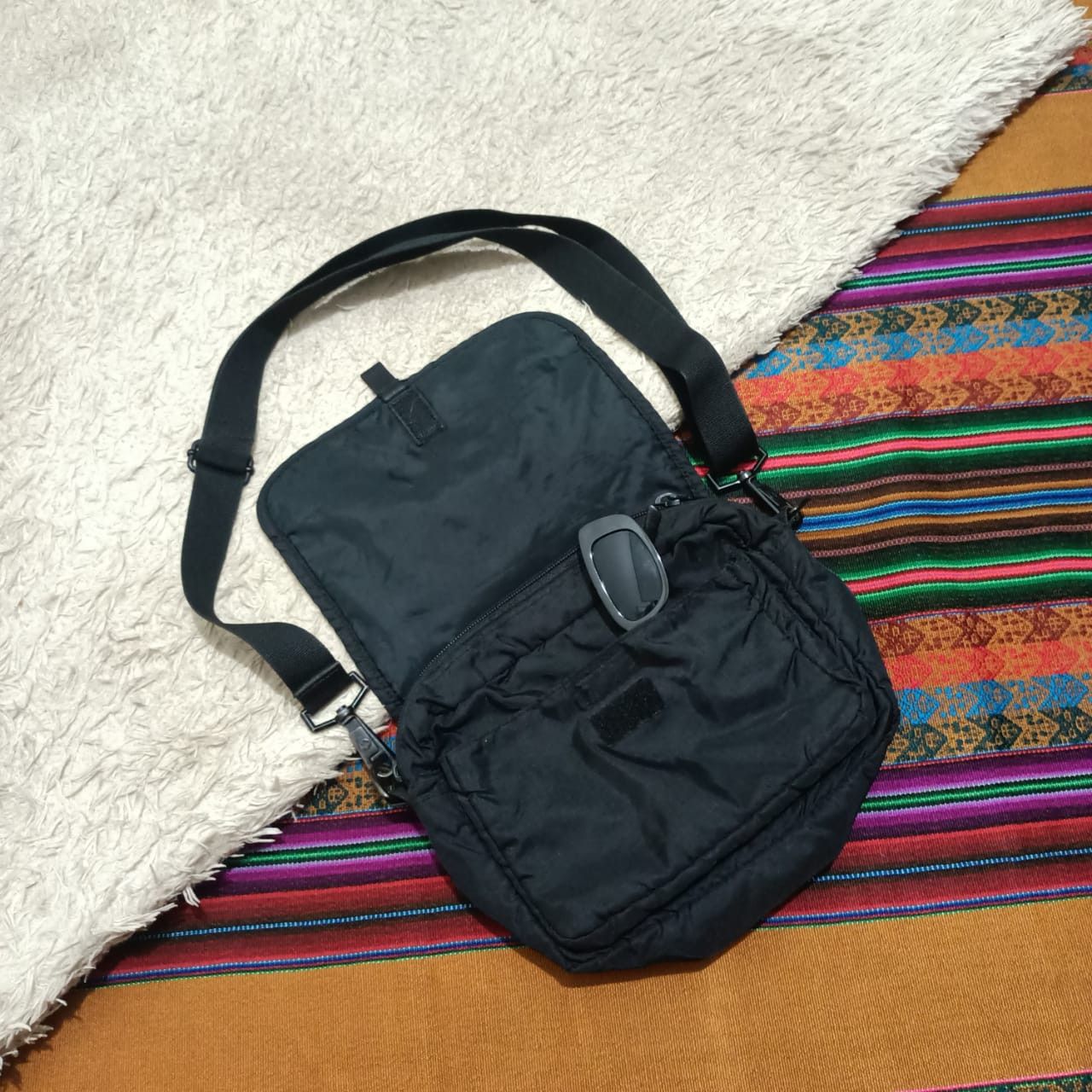 Yohji Yamamoto Yohji Yamamoto Sacsny Y'saccs black nylon shoulder bag Size ONE SIZE - 2 Thumbnail