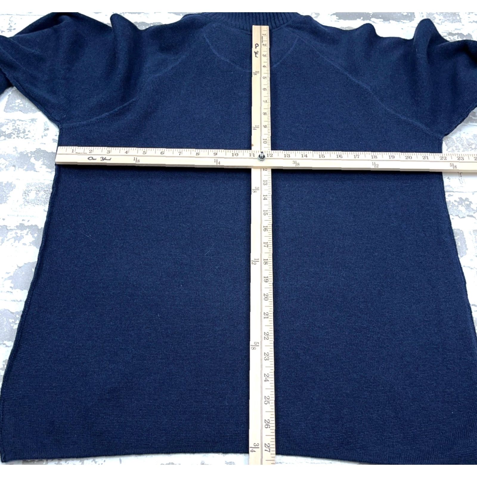 The North Face The North Face Sweater Men M Blue Pullover 1/4 Zip Micro Fleece Lined Navy Size US M / EU 48-50 / 2 - 6 Thumbnail