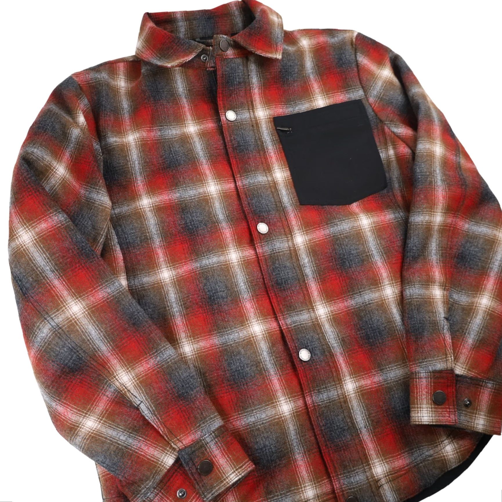 Pendleton VINTAGE Pendleton Mens Medium Shadow Plaid Polyfill Quilted Wool Shirt Jacket Size US M / EU 48-50 / 2 - 3 Thumbnail