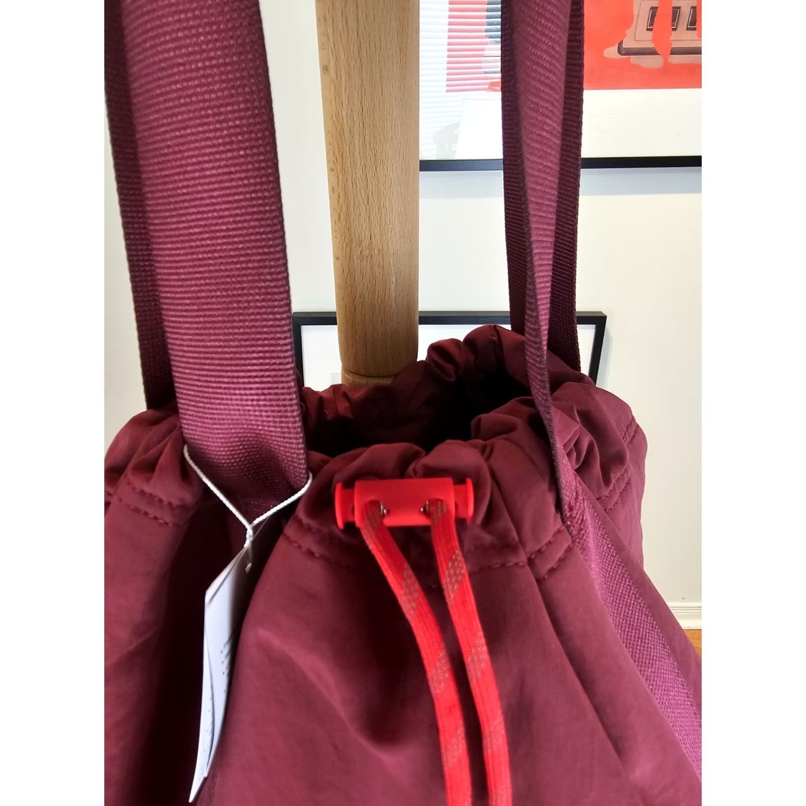 Lululemon LULULEMON Burgundy Back Pack Cross Bag CROSS Size ONE SIZE - 6 Thumbnail