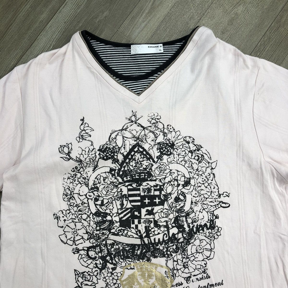 14th Addiction × Affliction × If Six Was Nine Y2K Excuse Poem Gothic Grunge Punk Skulls Style Tee Size US L / EU 52-54 / 3 - 2 Thumbnail