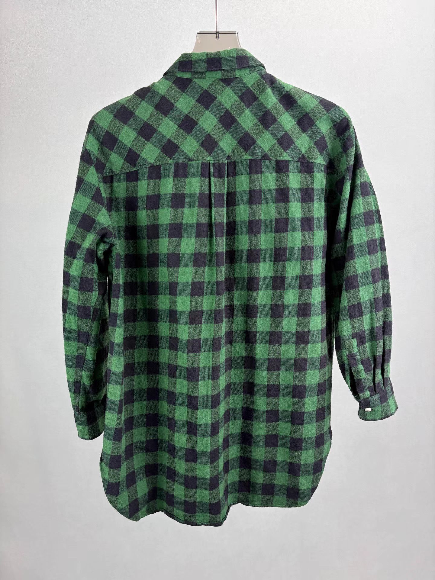 Valentino VALENTINO Flannel Plaid Button-Up K1 Size US XXS / EU 40 - 2 Thumbnail