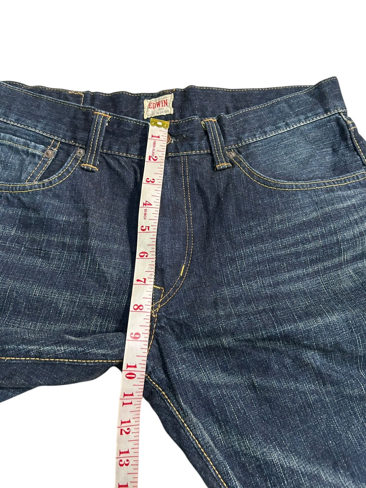 Japanese Brand × Kapital × Vintage Edwin Selvedge Vintage Japanese Short Denim jeans Size US 33 - 17 Thumbnail