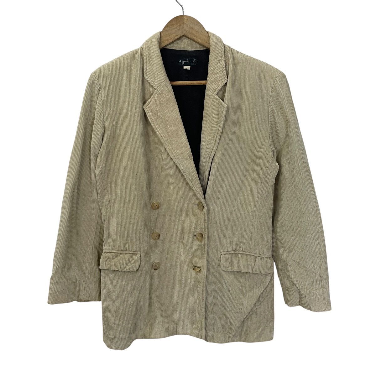 agnes b. Vintage Agnes B. Corduroy Jacket Size L / US 10 / IT 46 - 1 Thumbnail