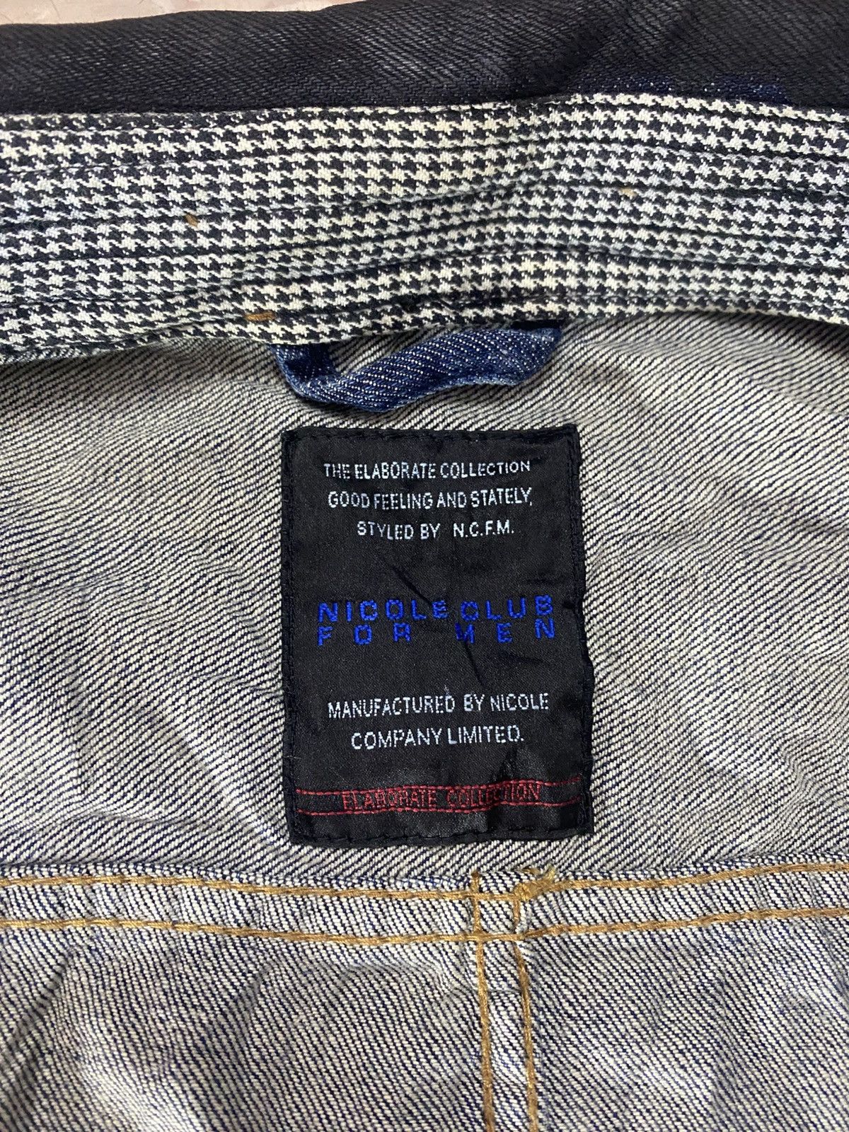 Japanese Brand × Nicole Club Nicole club for men denim jacket Size US M / EU 48-50 / 2 - 7 Thumbnail