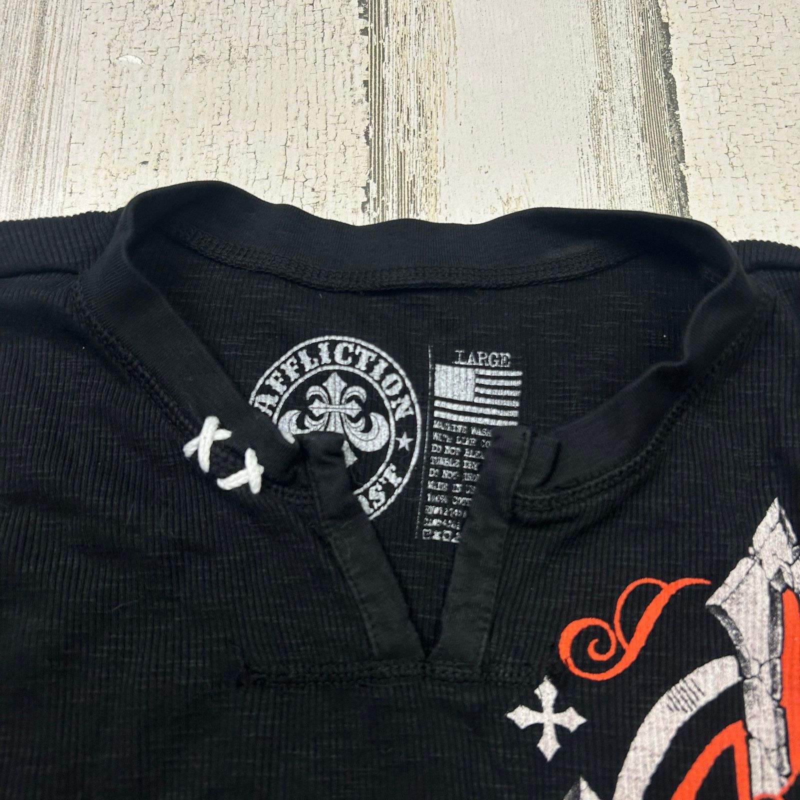 Affliction Affliction Long-Sleeve Double-Sided Y2K Thermal Shirt Size US L / EU 52-54 / 3 - 4 Thumbnail