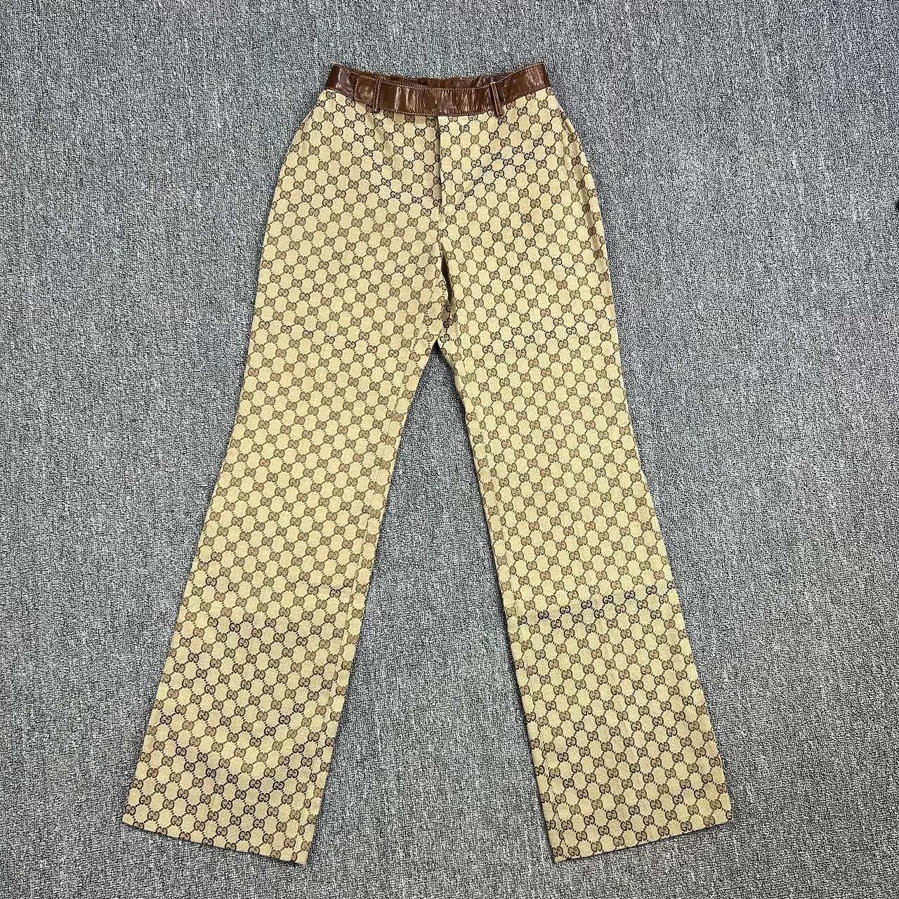 Gucci Gucci GG Monogram Pants Size 38 Size 26" / US 2 / IT 38 - 1 Thumbnail