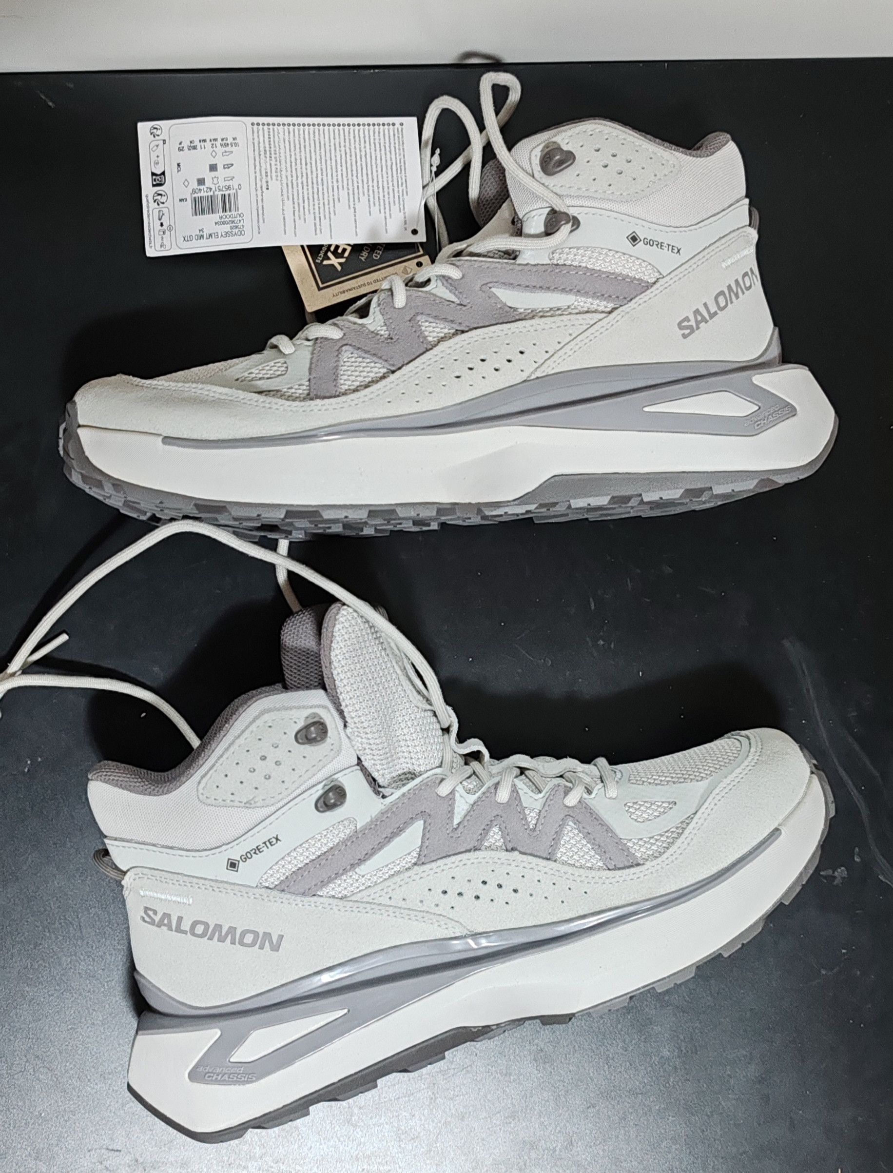 Salomon Salomon Odyssey ELMT MiD GTX 473620 34 /Metal /Lunar Tg:48 Size US 15 / EU 48 - 12 Thumbnail