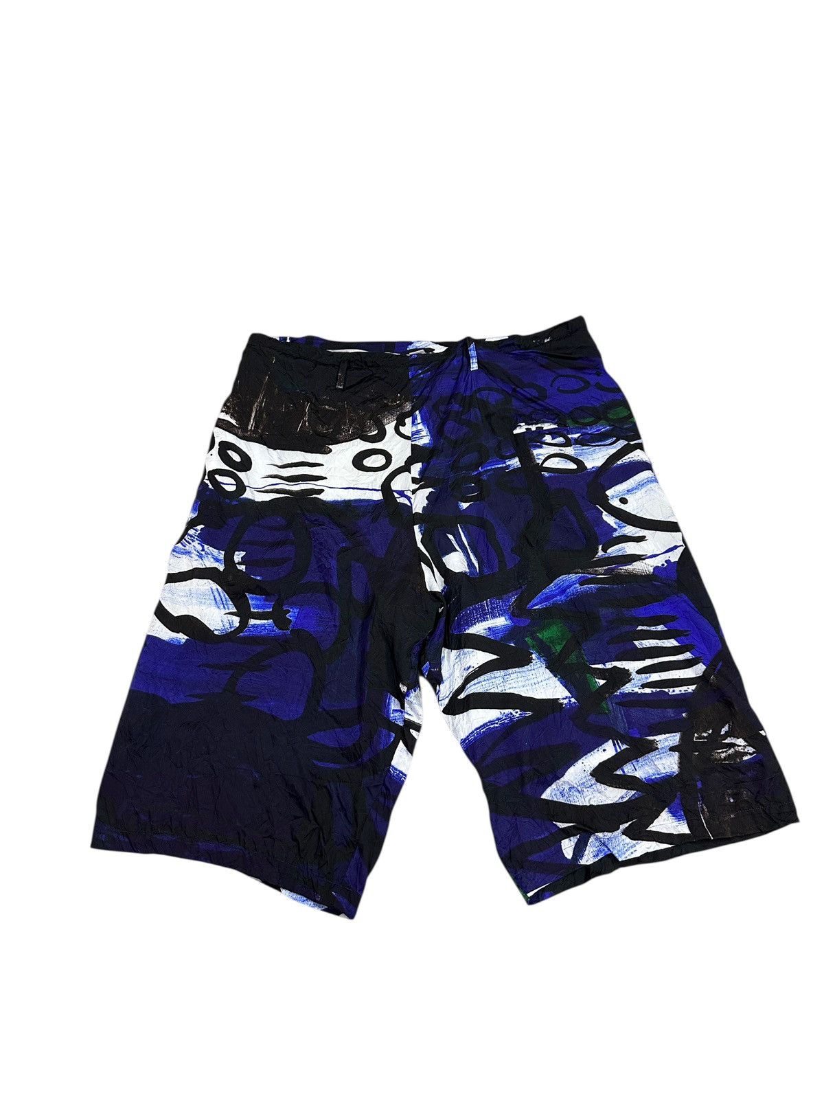 Yohji Yamamoto 🔥Y’s yohji yamamoto overprint short pants japan Size US 41 - 1 Thumbnail