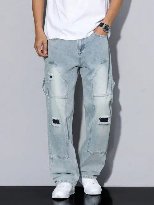 Other Casual Fit Cargo Distressed jeans Size US 30 / EU 46 - 3 Thumbnail