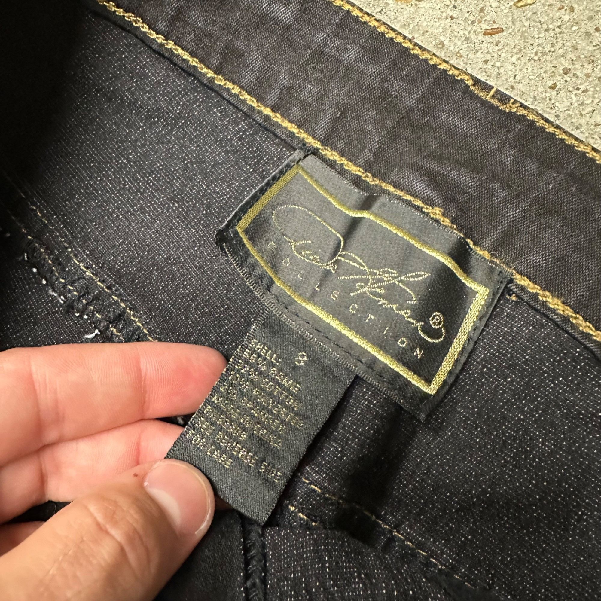Vintage Vintage Y2K DG Embroidered Jeweled Baggy Pants Jeans Size 32" / US 10 / IT 46 - 5 Thumbnail