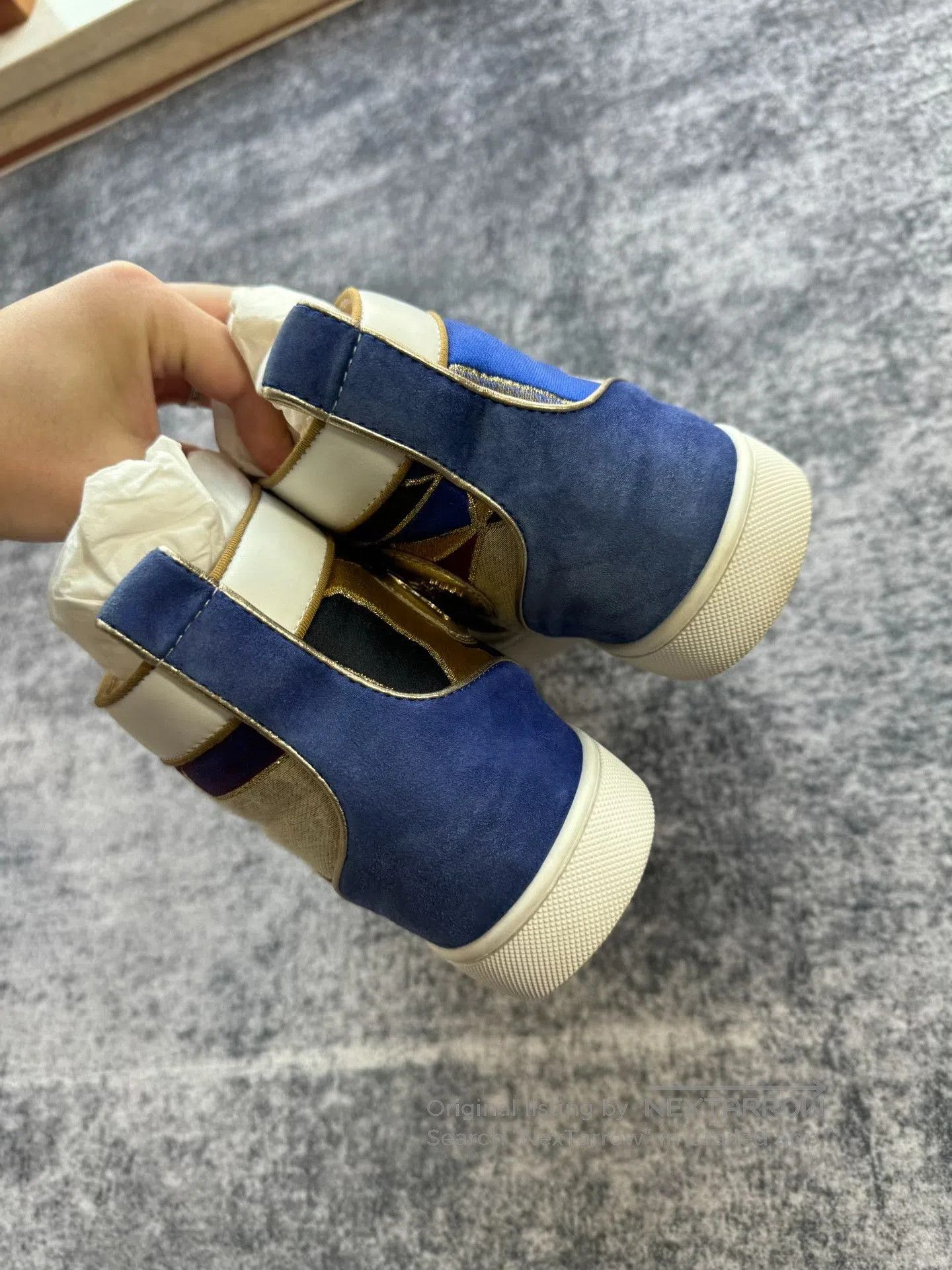 Christian Louboutin Christian Louboutin Colorful High-Top Sneakers. Size US 10.5 / IT 40.5 - 5 Thumbnail
