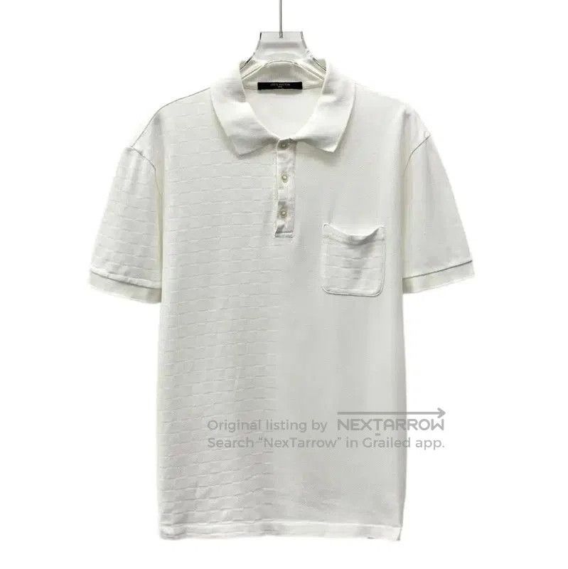 Louis Vuitton Louis Vuitton White Cotton Men's Polo Shirt . Size US L / EU 52-54 / 3 - 1 Thumbnail