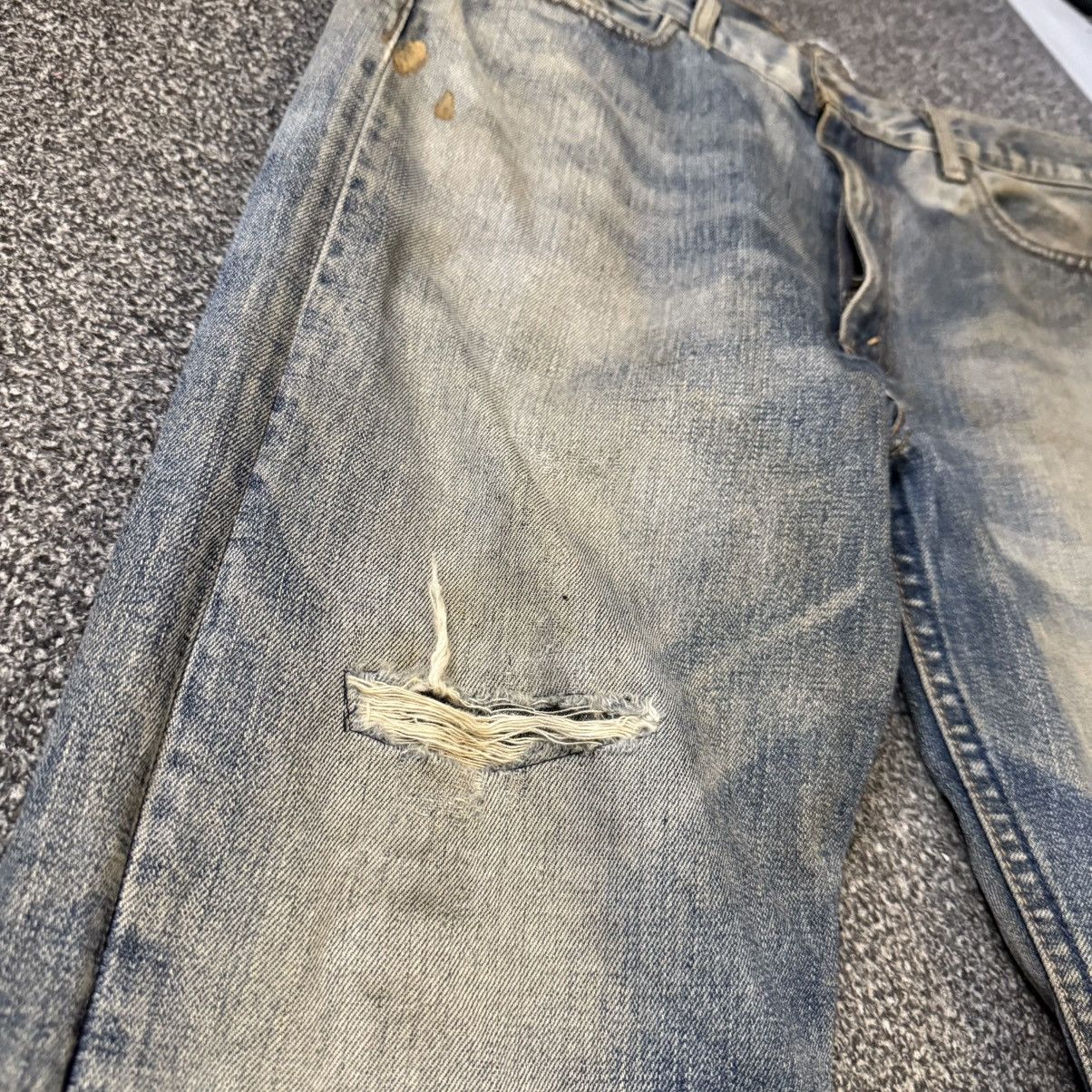 If Six Was Nine 🔥🇯🇵 Vintage Japanese Levis 505 Distressed Denim Size US 36 / EU 52 - 7 Thumbnail