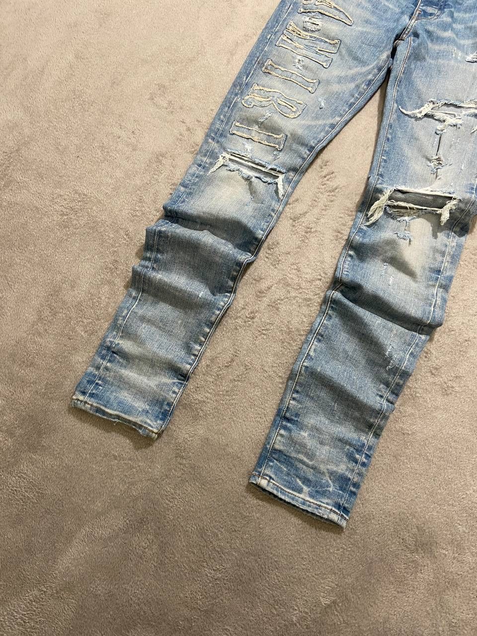 Amiri Amiri Denim Logo Applique Jeans Size US 30 / EU 46 - 3 Thumbnail