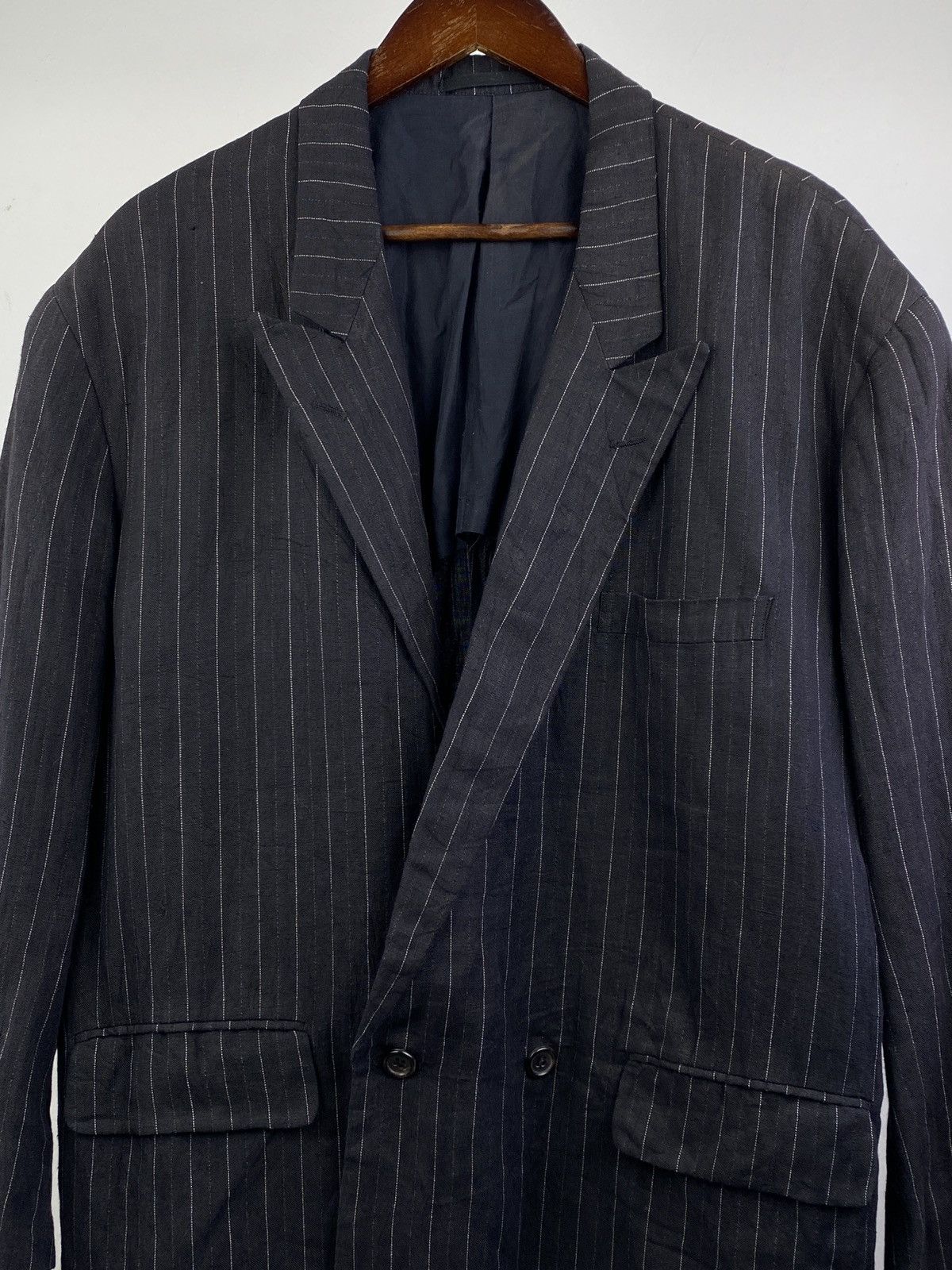 Comme des Garcons Homme Comme des Garcons Home Plus Pinstripe Oversized Jacket Size US M / EU 48-50 / 2 - 7 Thumbnail