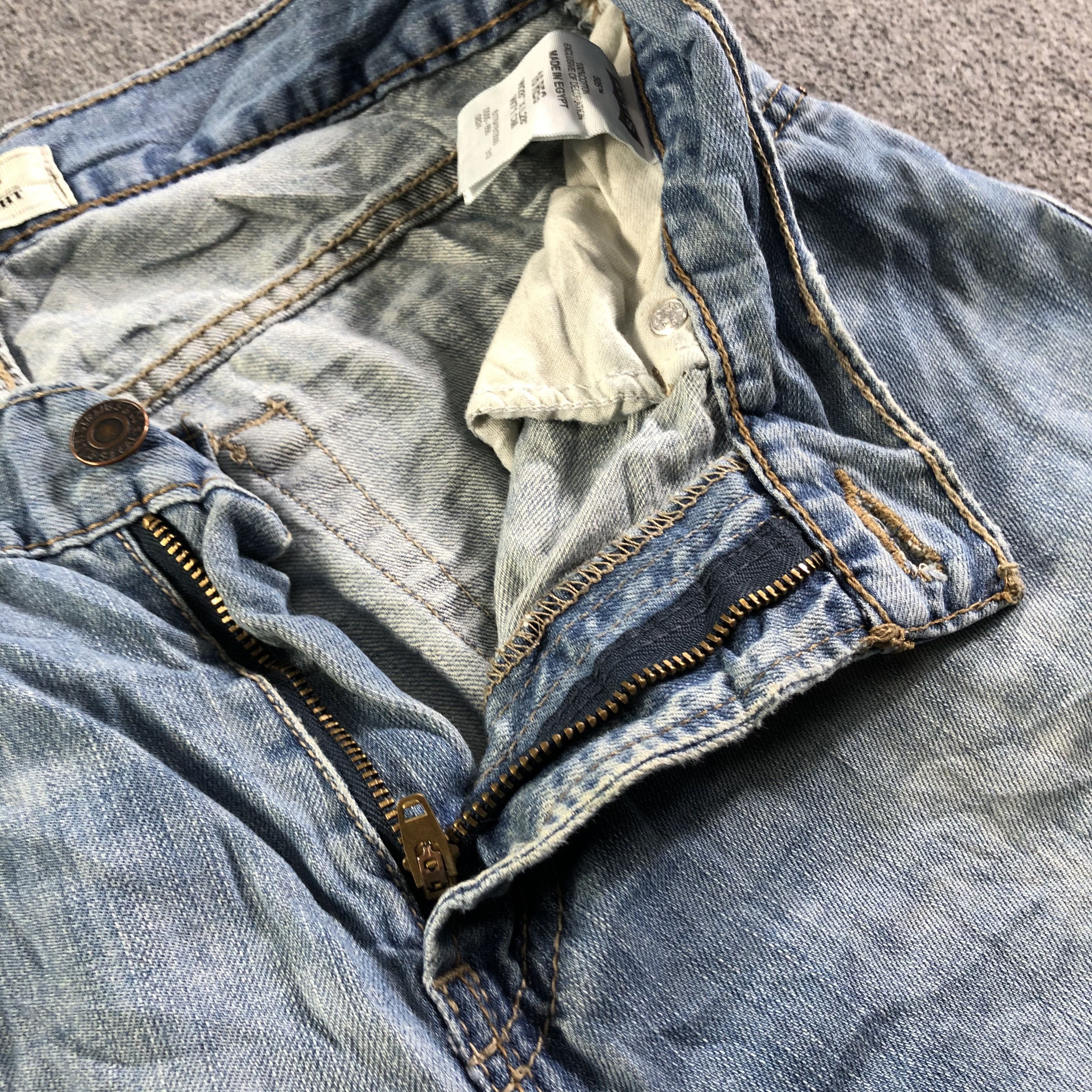 Levi's Vintage Blue Wash Levis 505 Jeans-J4189 Size US 30 / EU 46 - 7 Thumbnail