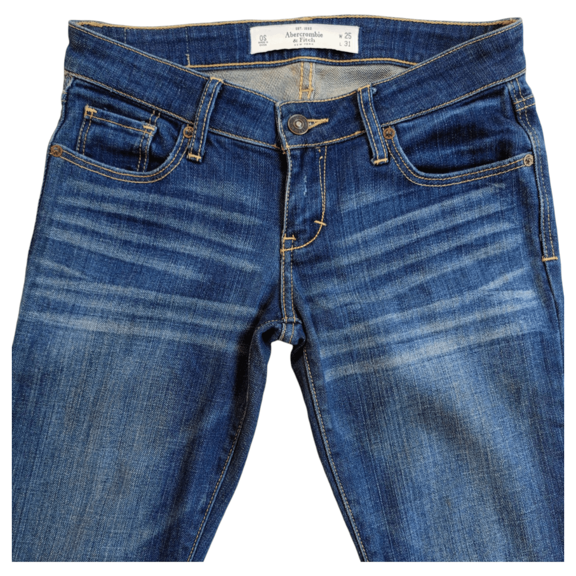 Abercrombie & Fitch × Vintage Abercrombie & Fitch Classic Boot Cut Jeans Vintage Denim Size 25" / US 0 / IT 36 - 2 Thumbnail