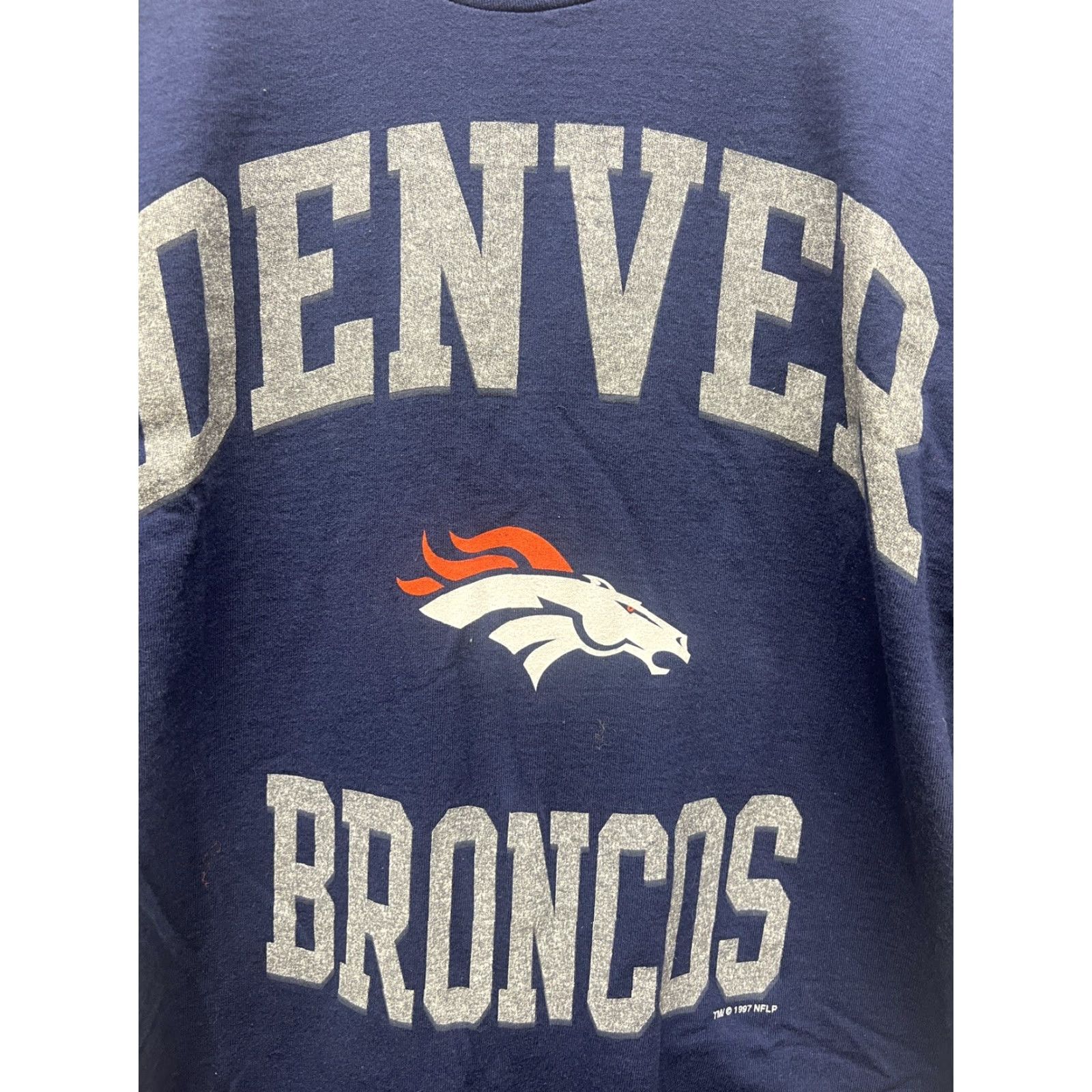 Vintage Vtg Denver Broncos Single Stitch Men’s Cotton T Shirt Sz L USA Size US L / EU 52-54 / 3 - 2 Thumbnail