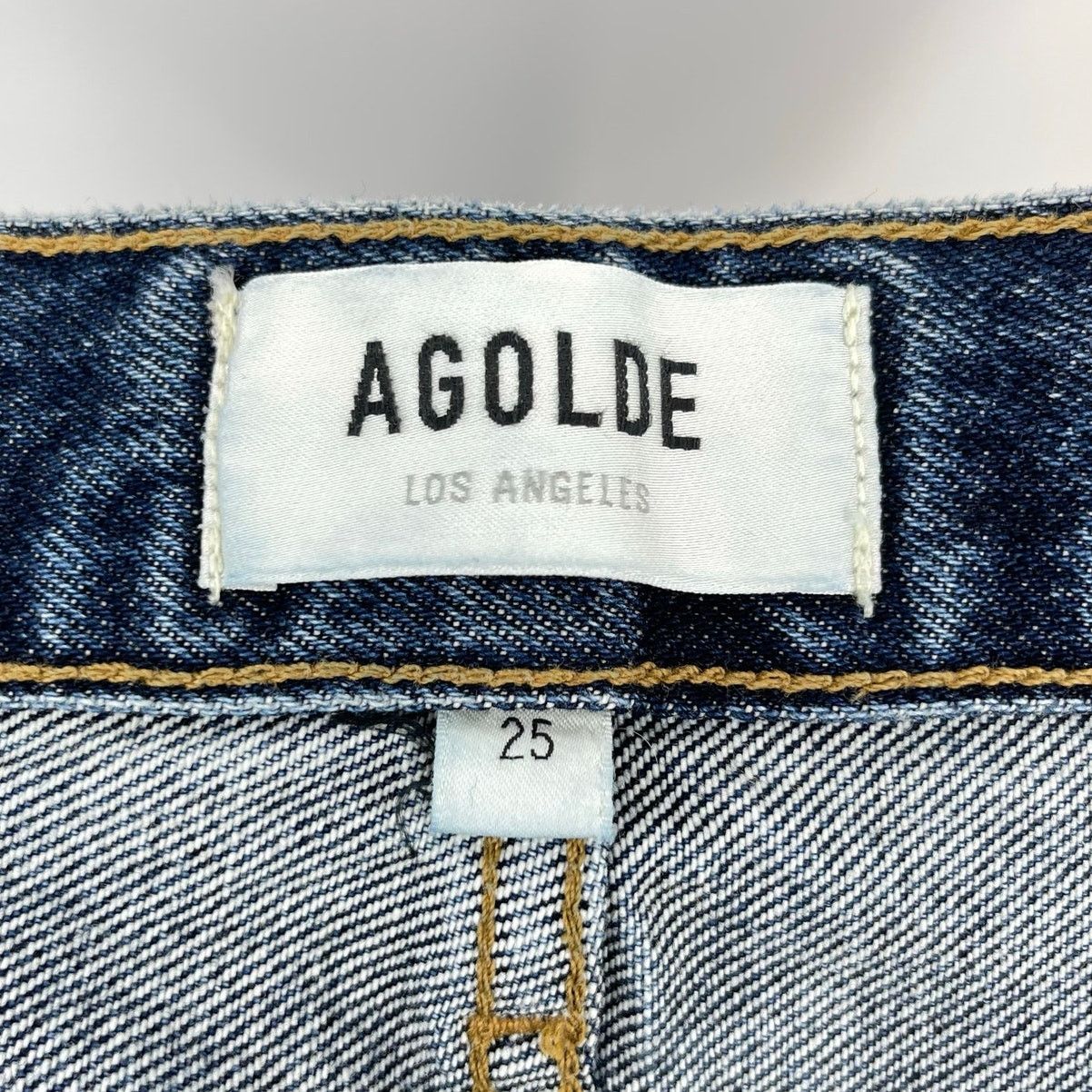 Agolde AGOLDE | Dame Wide Leg Cuffed Jeans in Control 25 Size 25" / US 0 / IT 36 - 5 Thumbnail