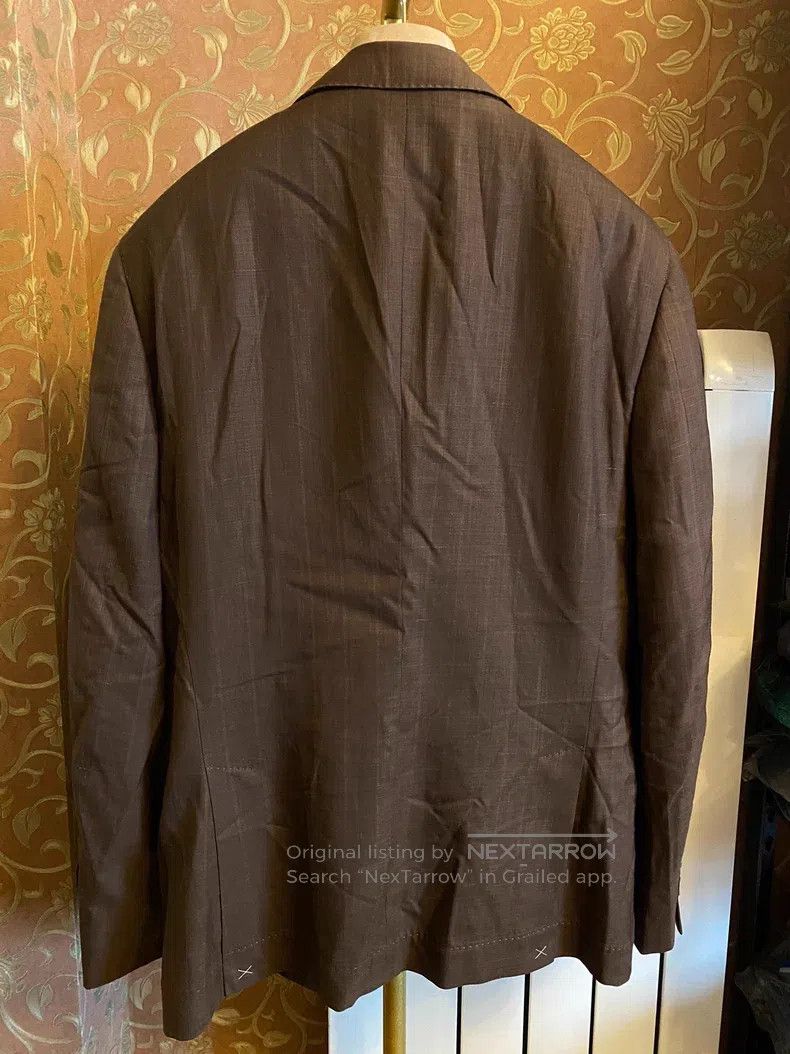 Brunello Cucinelli Brunello Cucinelli Single-breasted suit, wool, linen, and Size 50L - 3 Thumbnail
